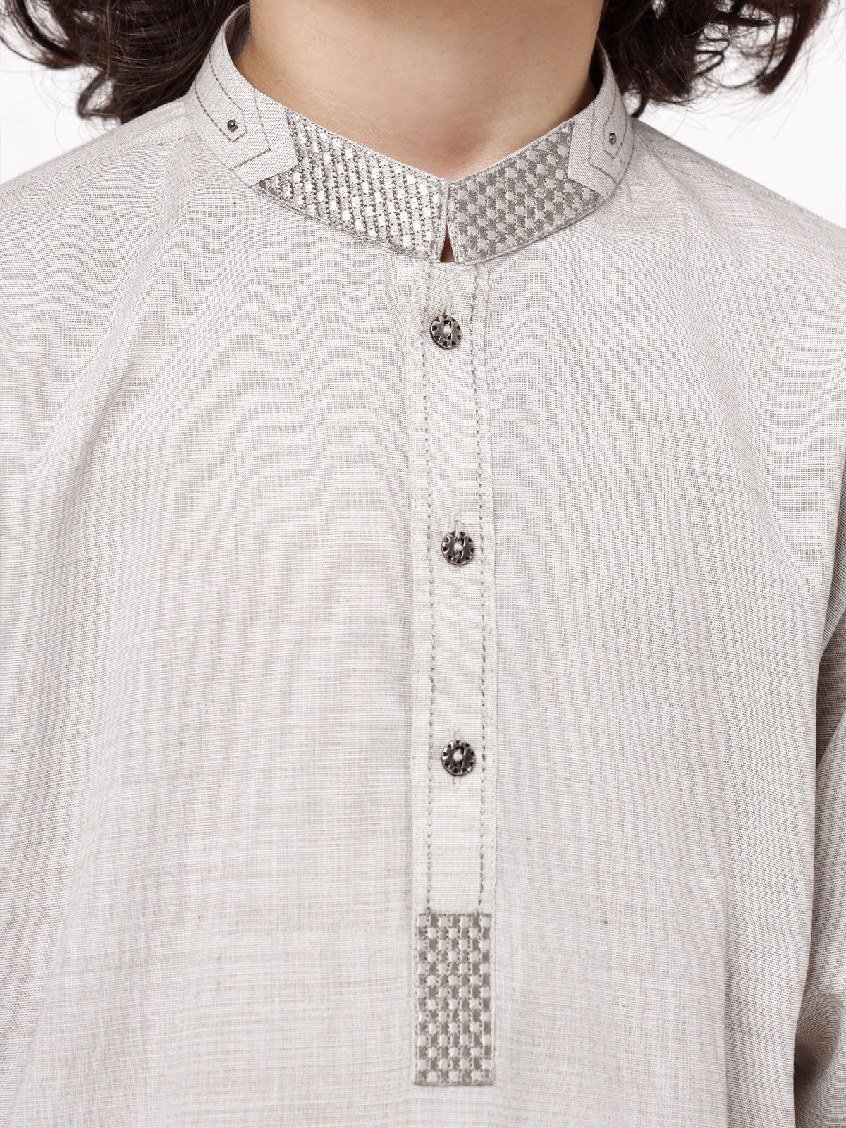 Embroidered Blended Shalwar Kameez - EBTKS23-3867 - Image 3