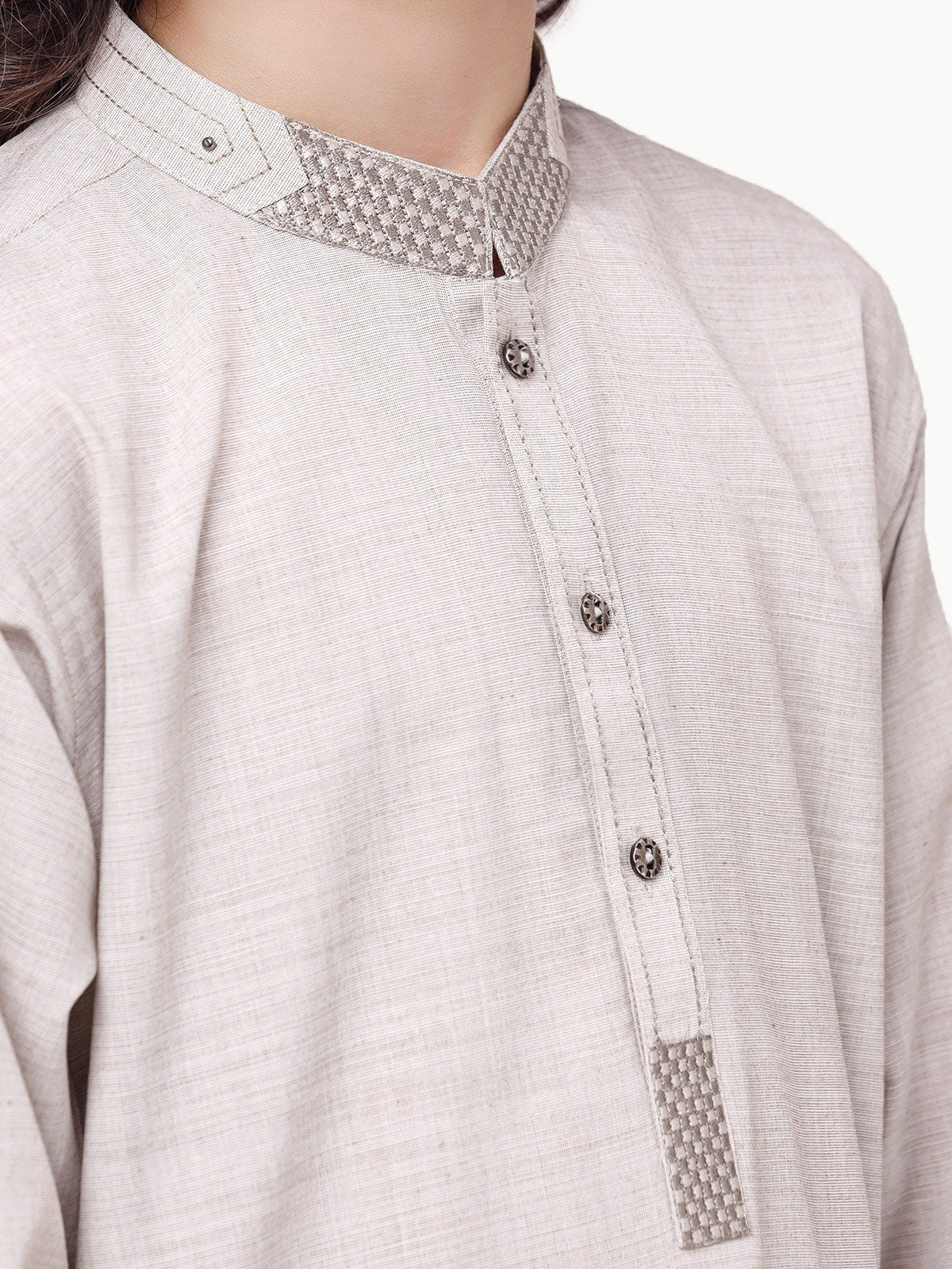 Embroidered Blended Shalwar Kameez - EBTKS23-3867 - Image 4