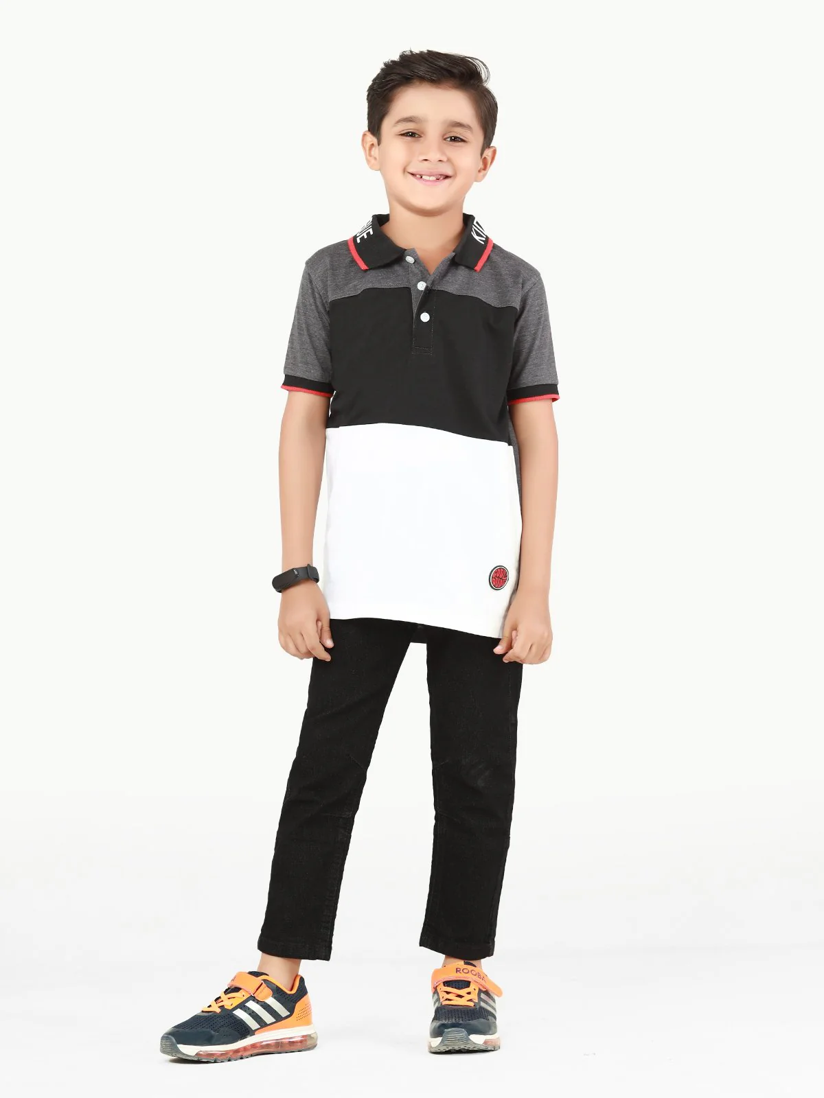 Color Block Polo - EBTPS22-004 - Image 2