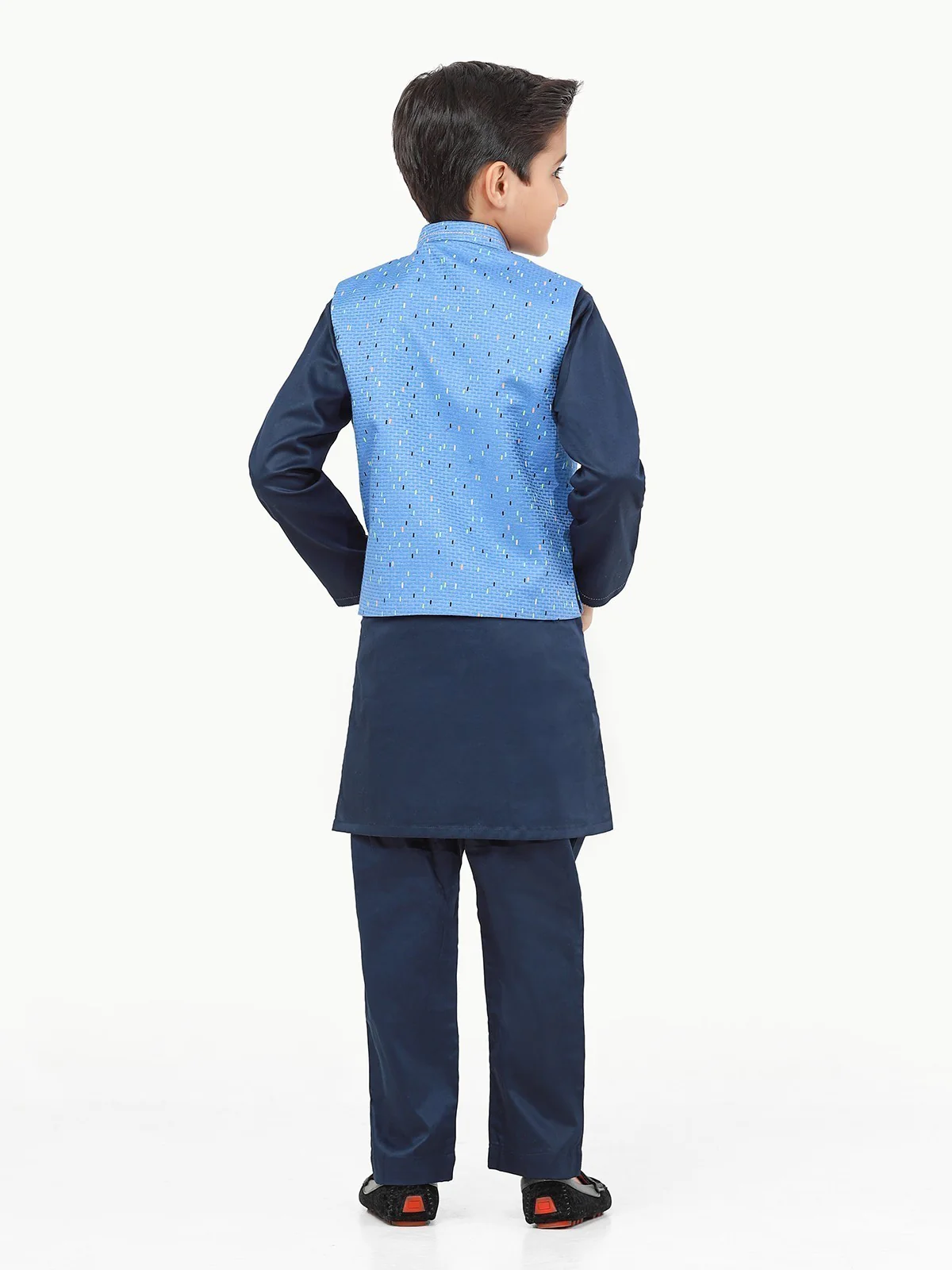 Cotton Waistcoat Suit - EBTWCS22-25174 - Image 5