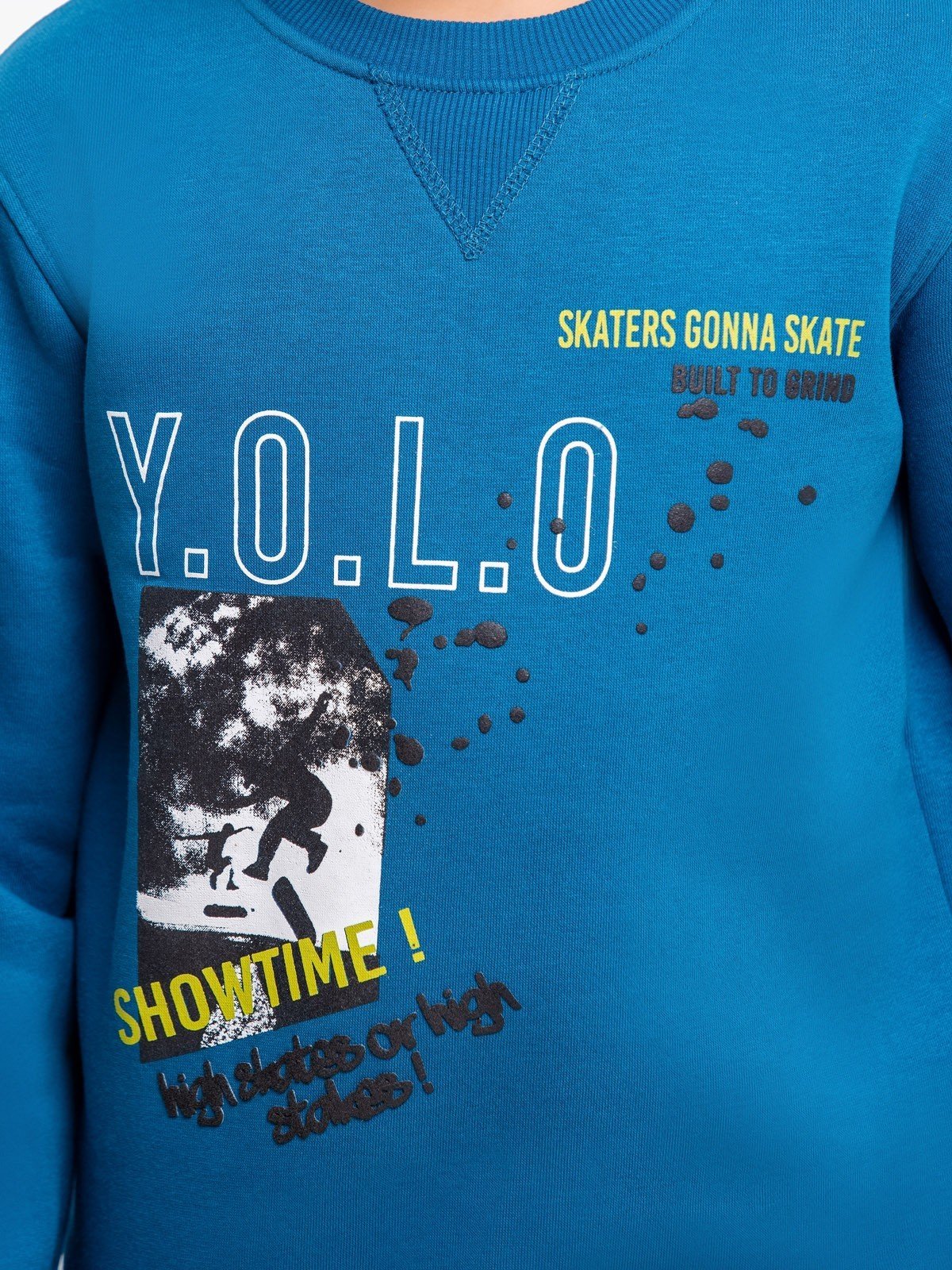Crew Neck Graphic Sweatshirt - EBTSS23-004 - Image 4