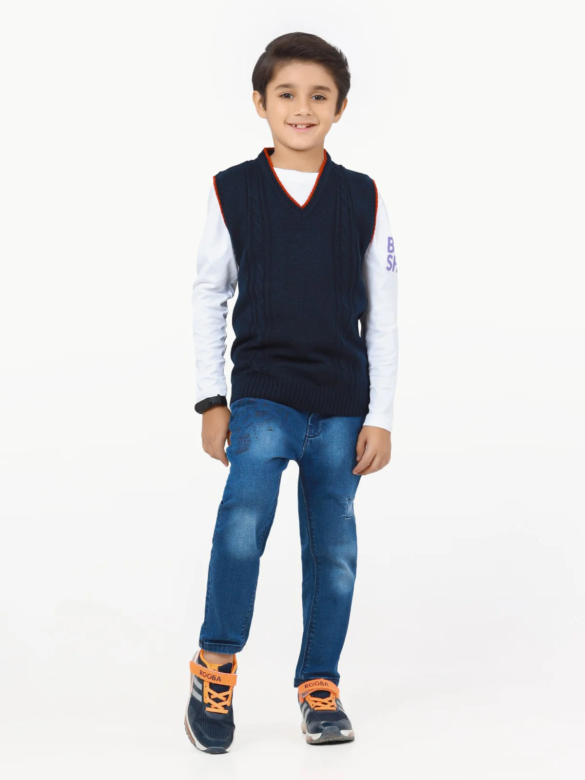 Sleeveless Basic Sweater - EBTSWT22-016 - Image 2