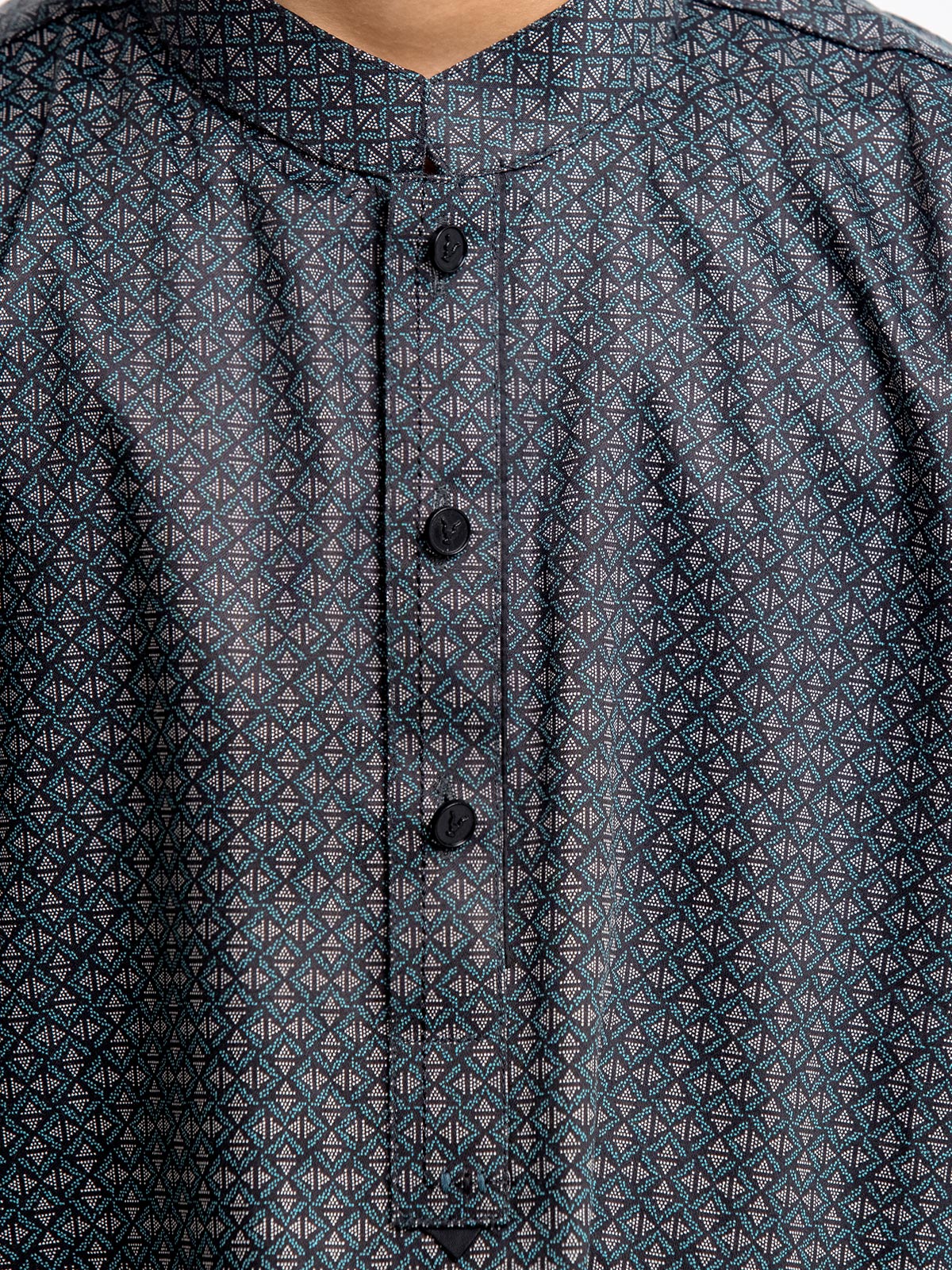 Blended Kurta - EBTK23-3910 - Image 3