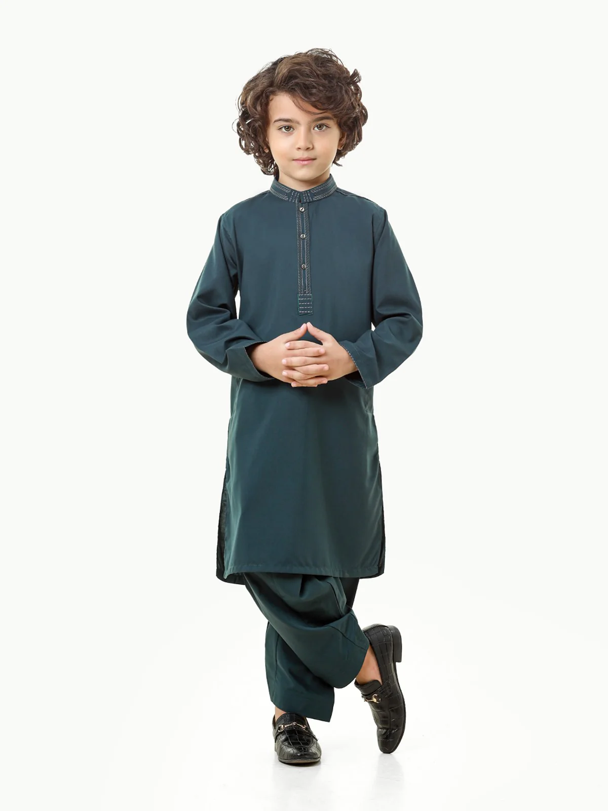 Embroidered Blended Shalwar Kameez - EBTKS23-3833
