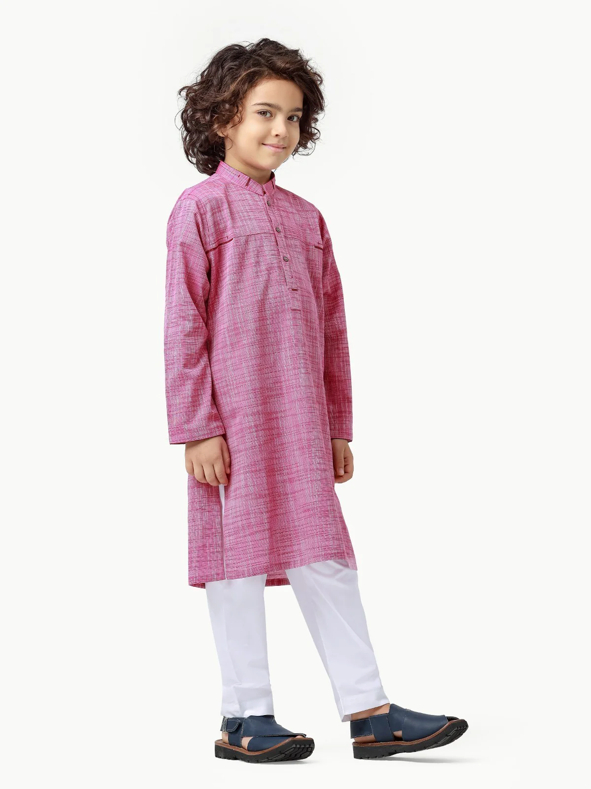 Embroidered Cotton Kurta - EBTK22-3851 - Image 3