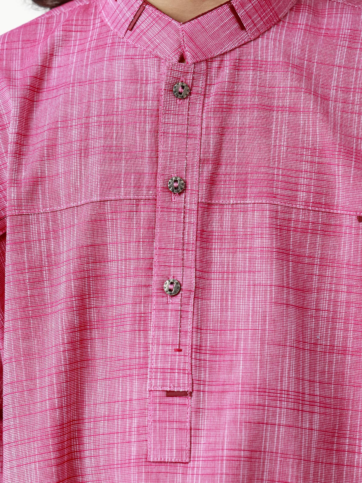 Embroidered Cotton Kurta - EBTK22-3851 - Image 4