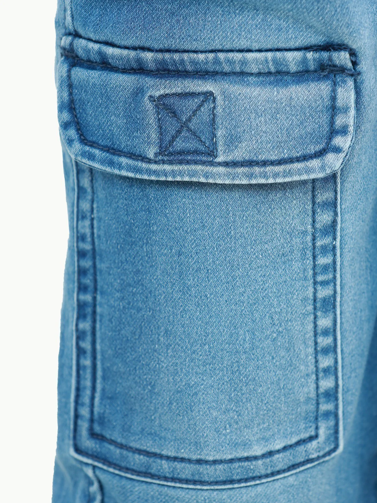 Denim Cargo Trouser - EBBT22-030 - Image 5