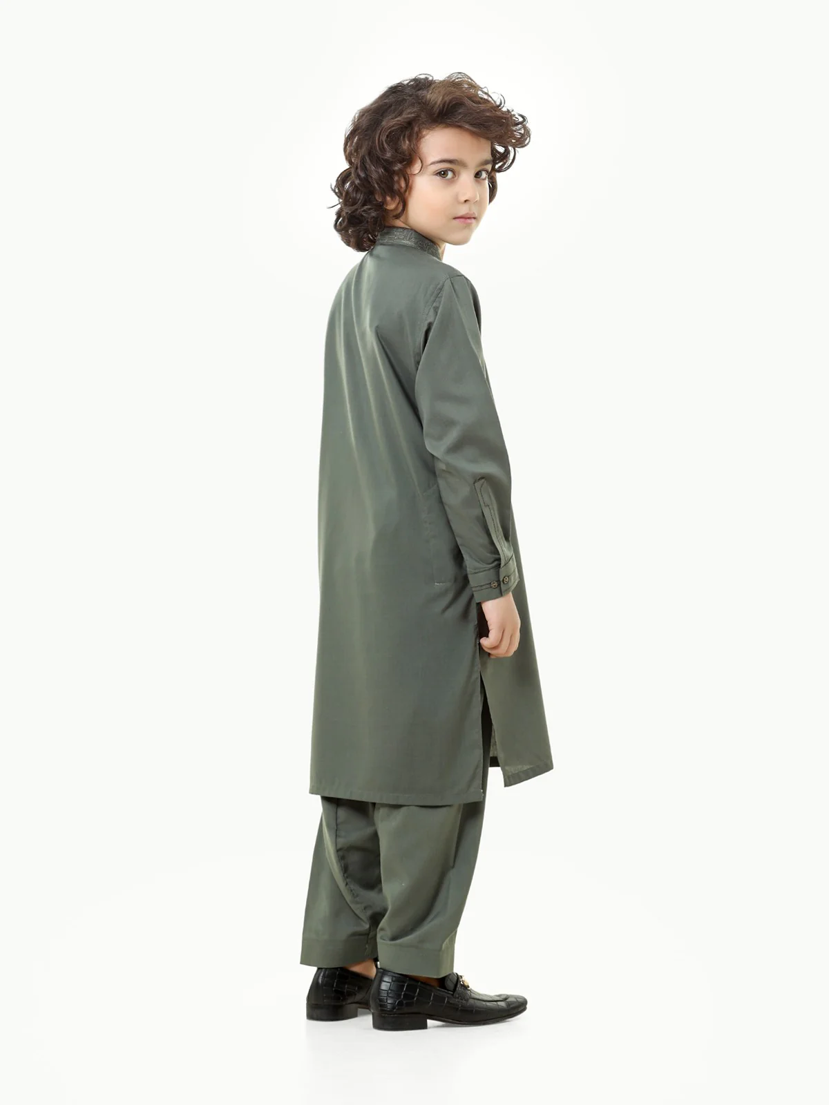 Embroidered Blended Shalwar Kameez - EBTKS23-3826 - Image 5