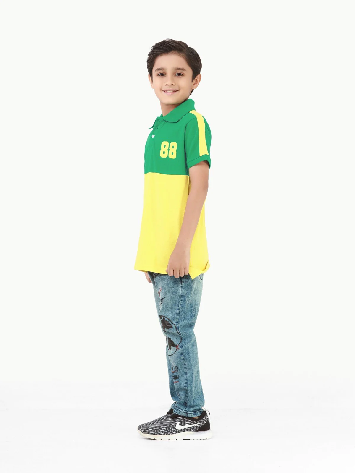 Color Block Polo - EBTPS22-006 - Image 2