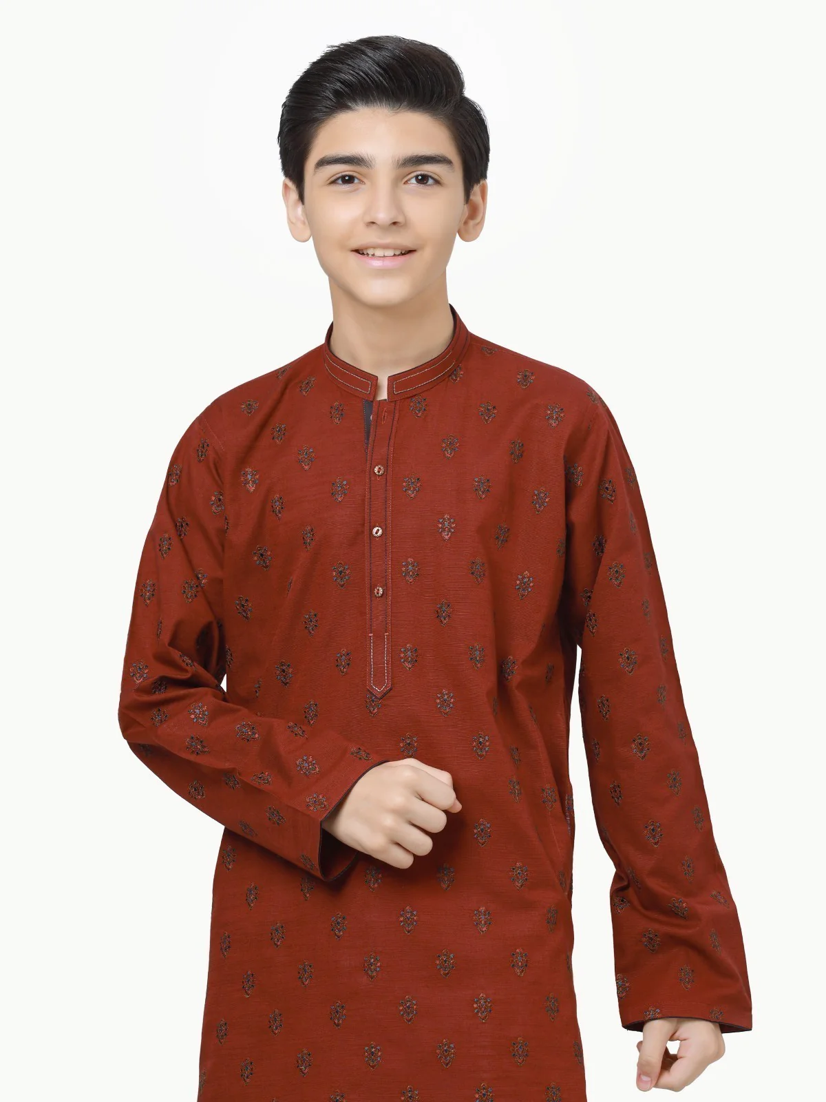 Embroidered Khaddar Kurta - EBTKC22-013 - Image 2