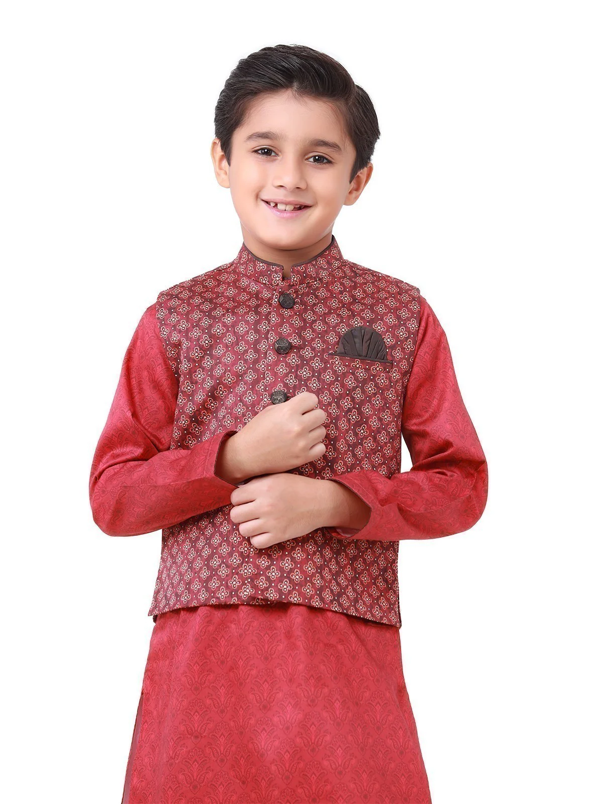 Cotton Waistcoat Suit - EBTWCS22-25169 - Image 2