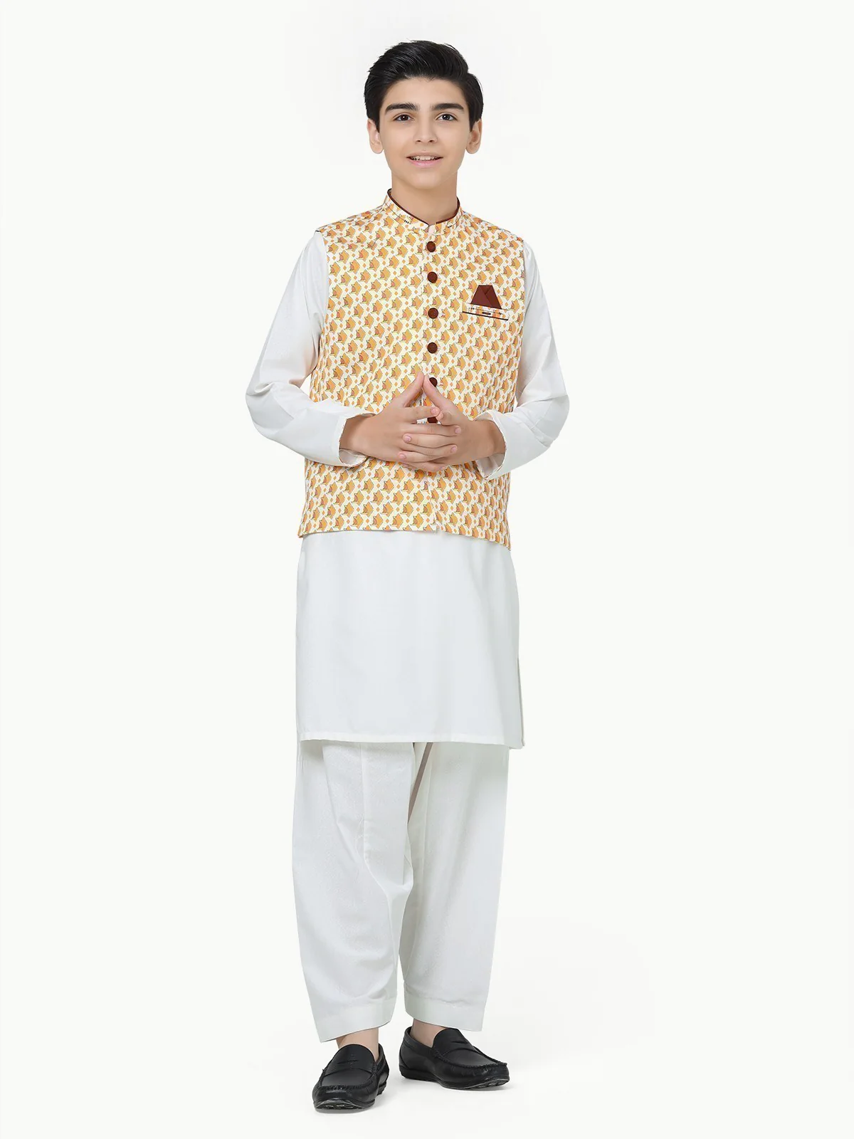 Cotton Waistcoat Suit - EBTWCS23-25164