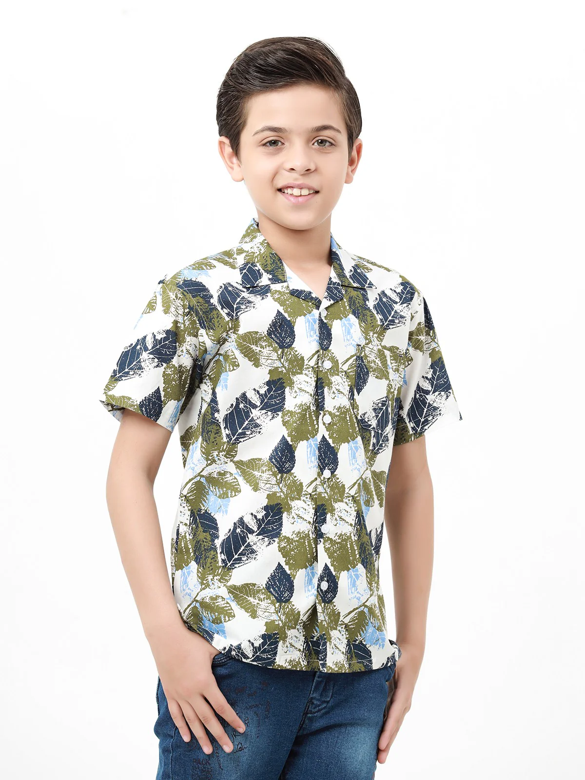 Half Sleeves Printed Shirt - EBTS22-27456 - Image 2