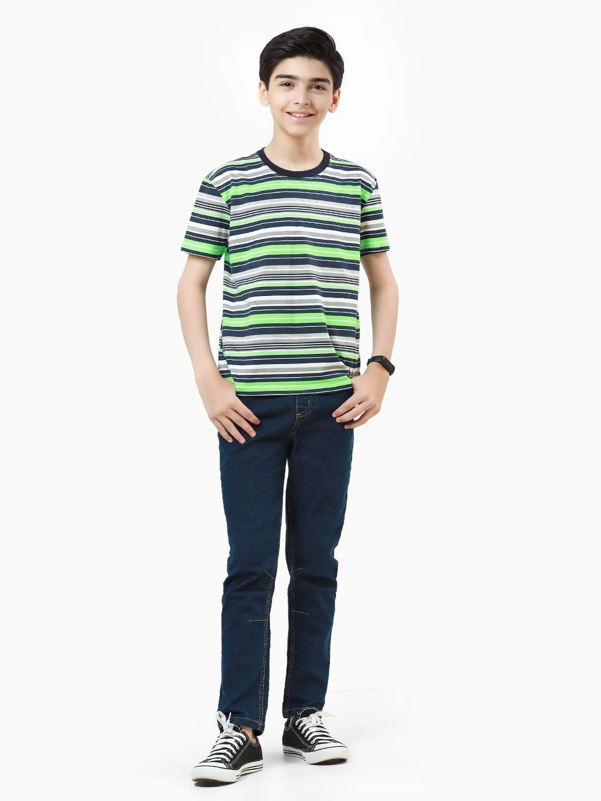 Striped Tee - EBTTS22-013 - Image 2