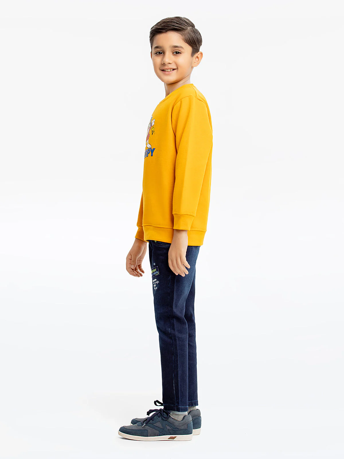 Crew Neck Graphic Sweatshirt - EBTSS23-016 - Image 4