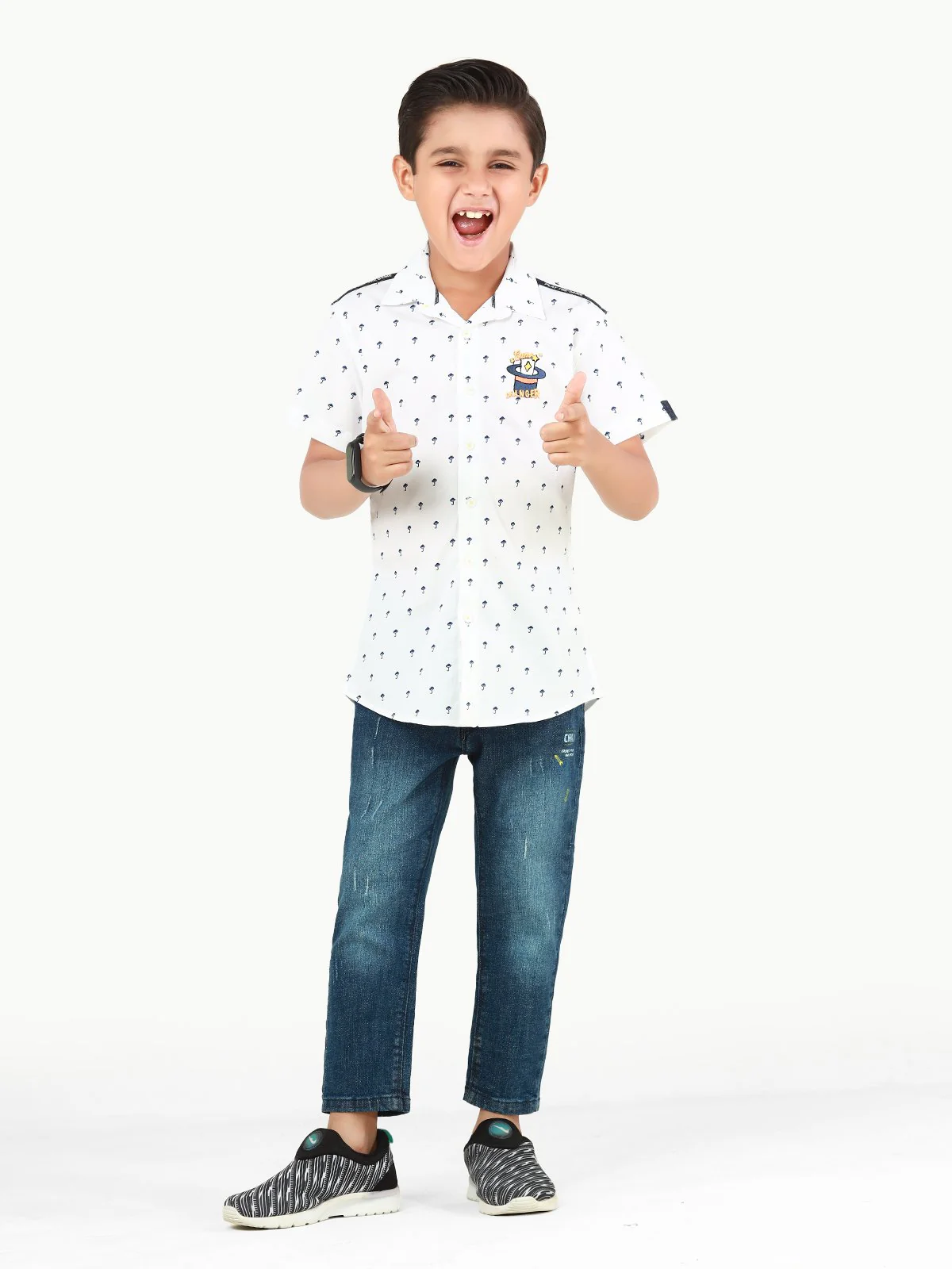 Half Sleeves Printed Shirt - EBTS22-27410
