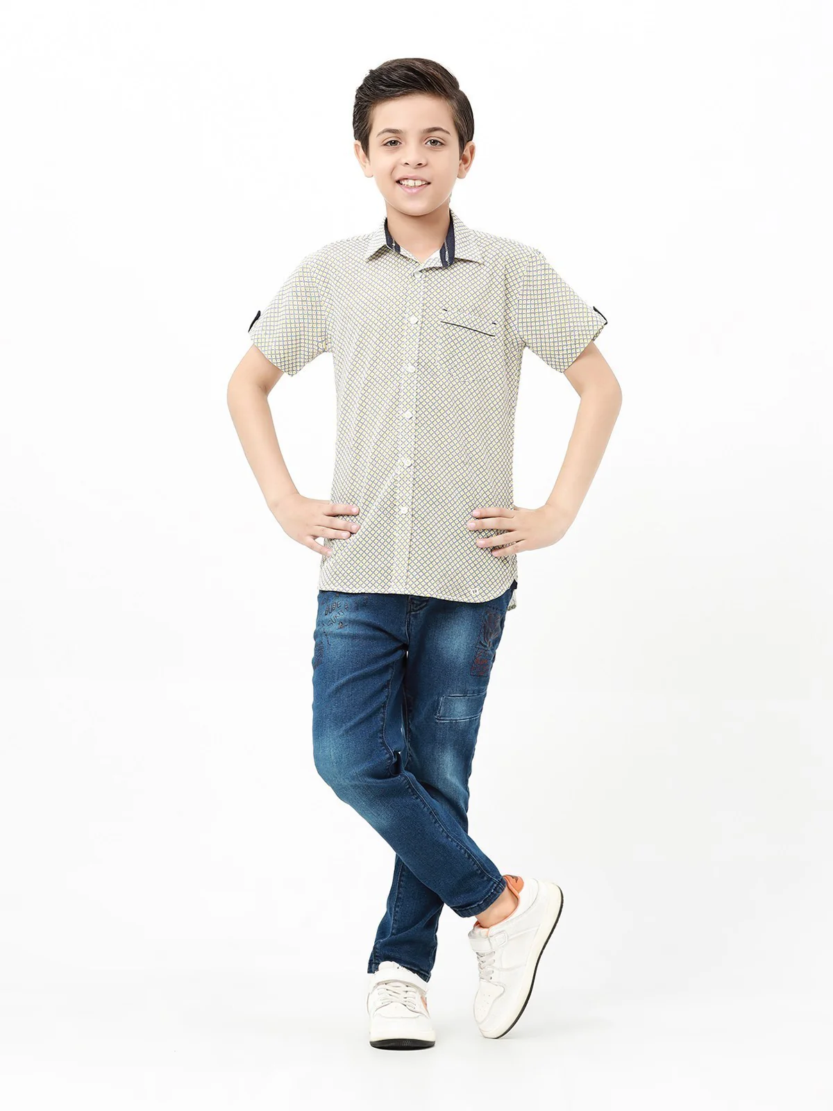 Half Sleeves Printed Shirt - EBTS22-27454