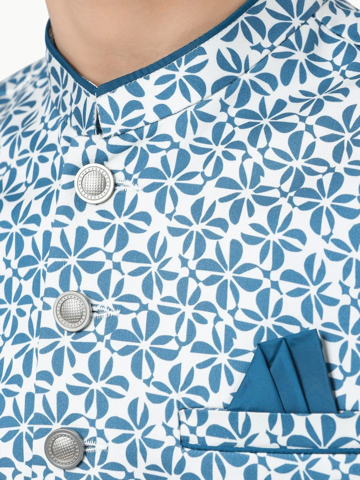 Cotton Waistcoat Suit - EBTWCS23-25170 - Image 4