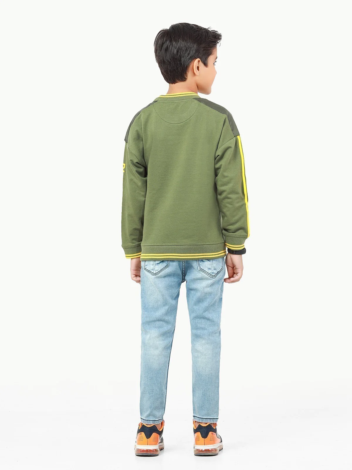 Crew Neck Basic Sweatshirt - EBTSS22-011 - Image 6