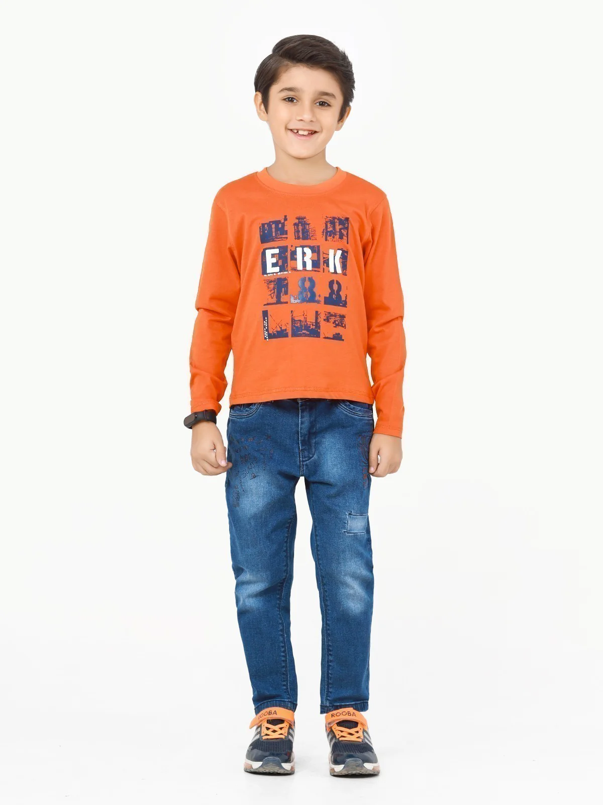 Full Sleeves Graphic Tee - EBTGF22-017 - Image 2