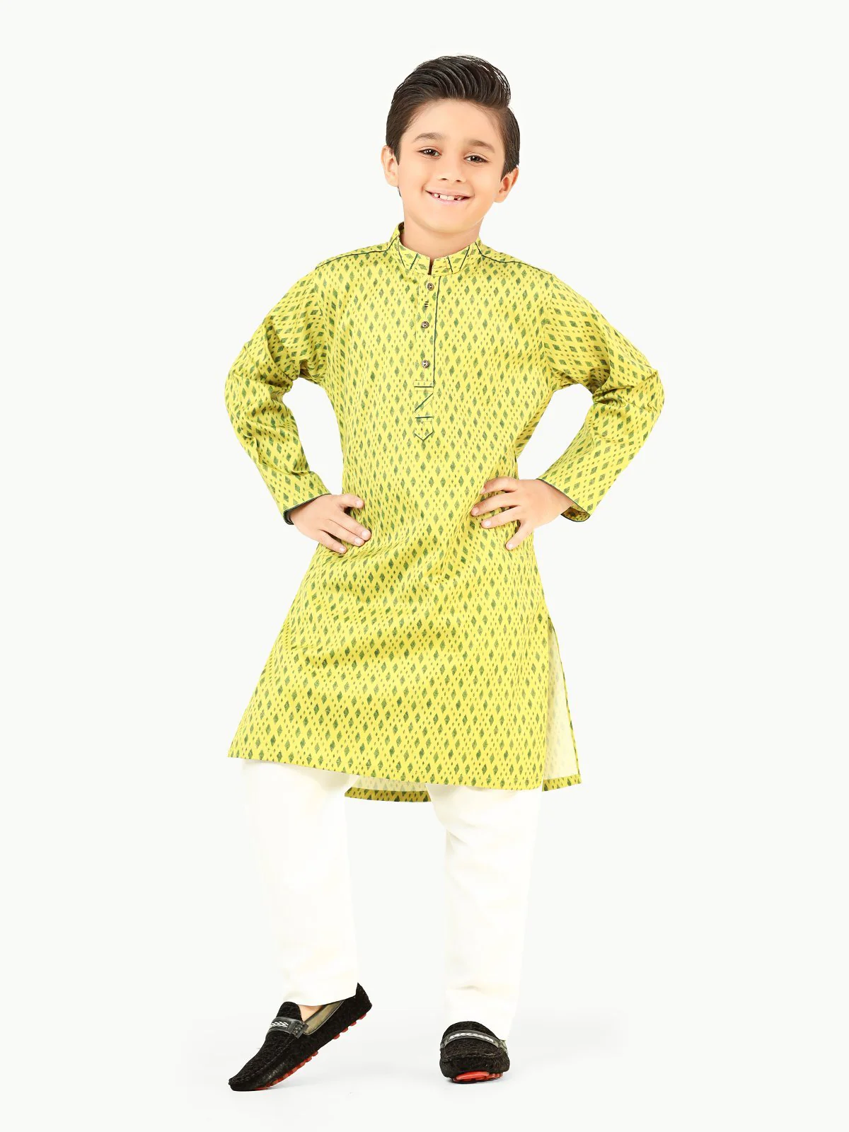 Embroidered Blended Kurta - EBTK22-3839