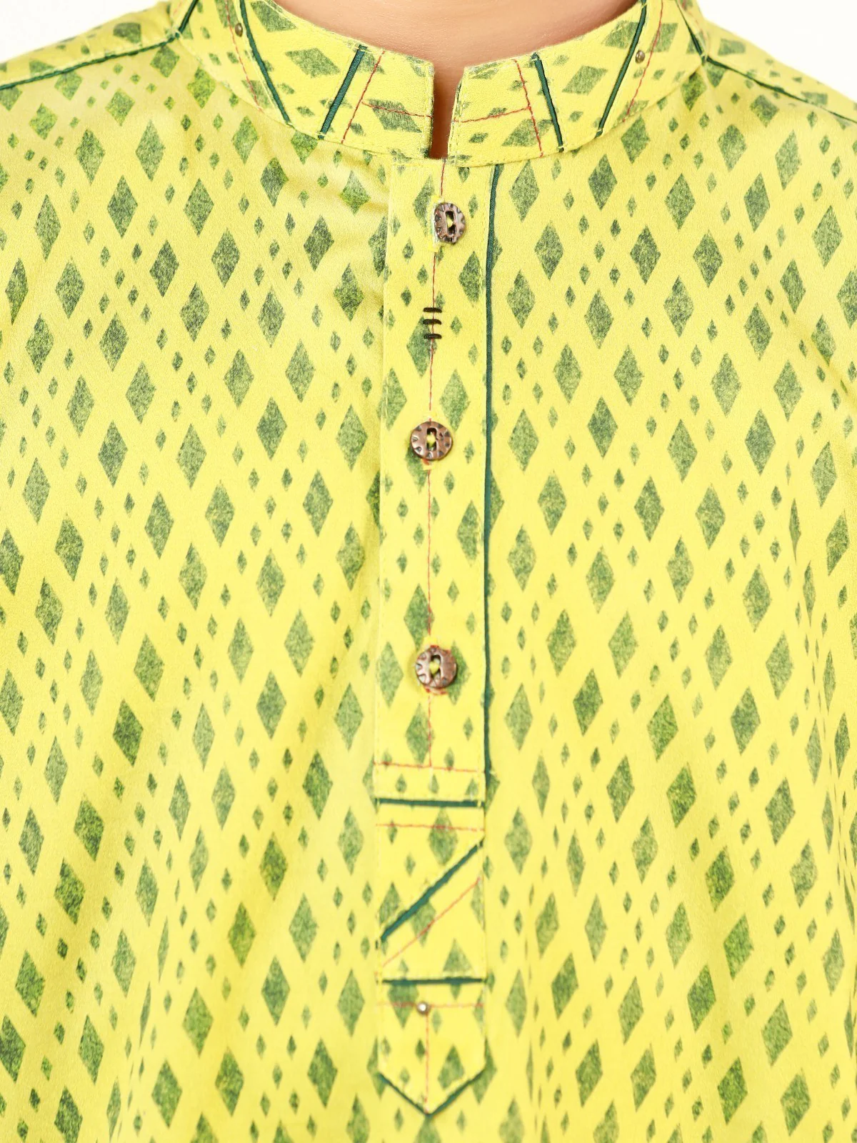 Embroidered Blended Kurta - EBTK22-3839 - Image 4