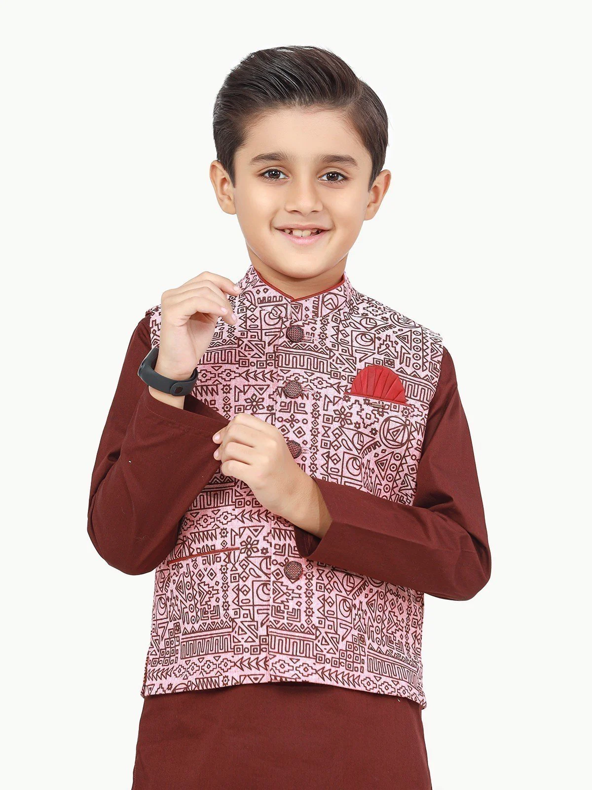 Cotton Waistcoat Suit - EBTWCS22-25172 - Image 2