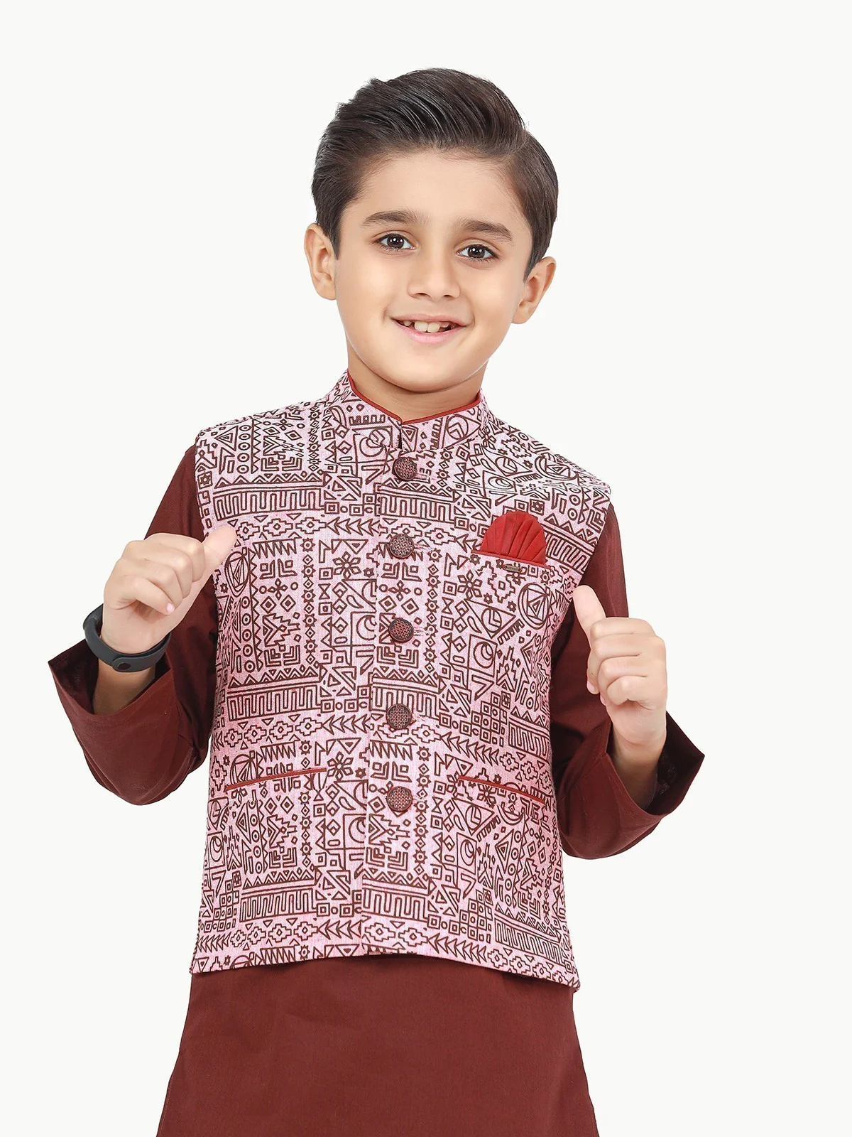 Cotton Waistcoat Suit - EBTWCS22-25172 - Image 4