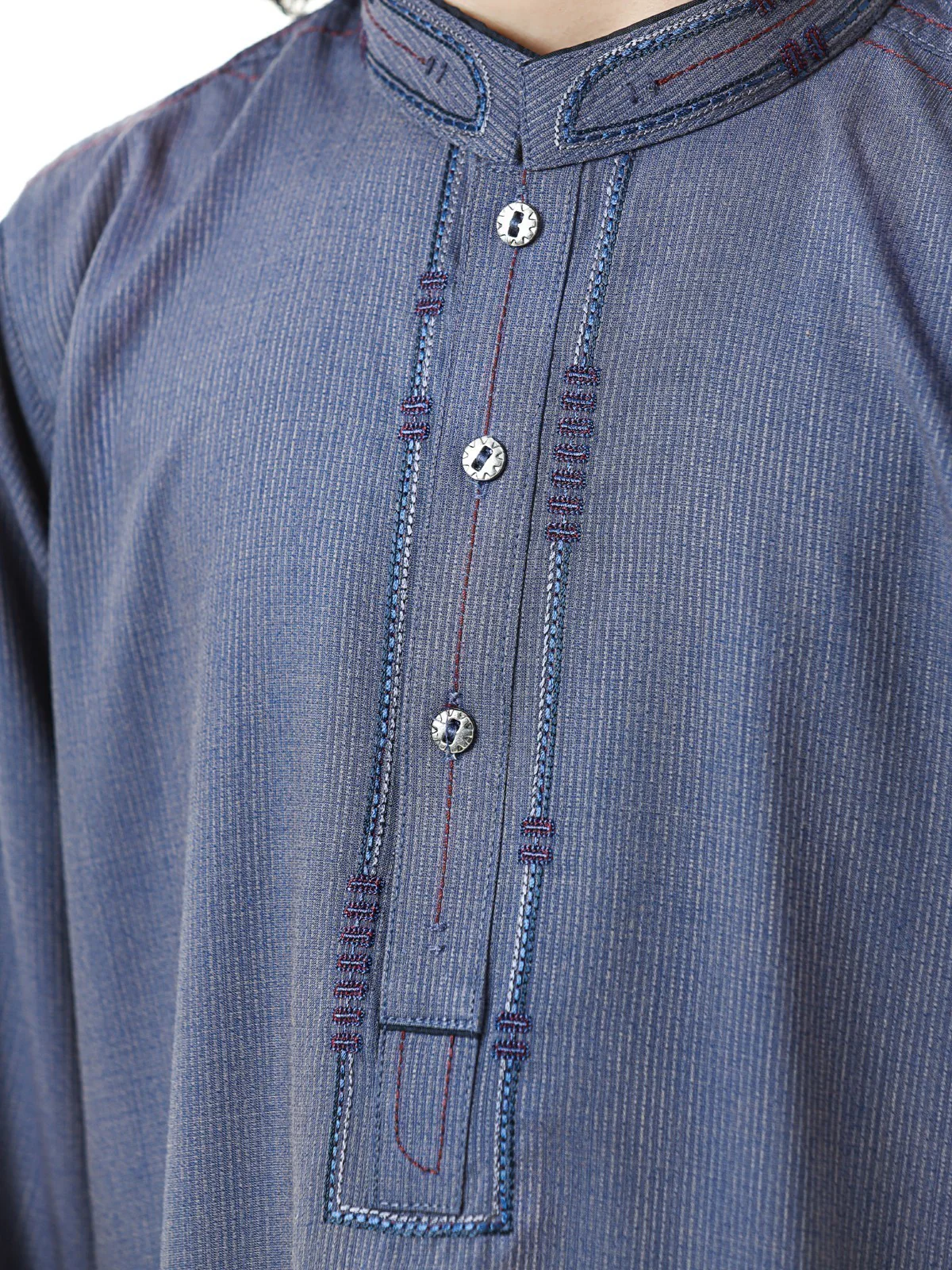 Embroidered Blended Shalwar Kameez - EBTKS23-3815 - Image 5