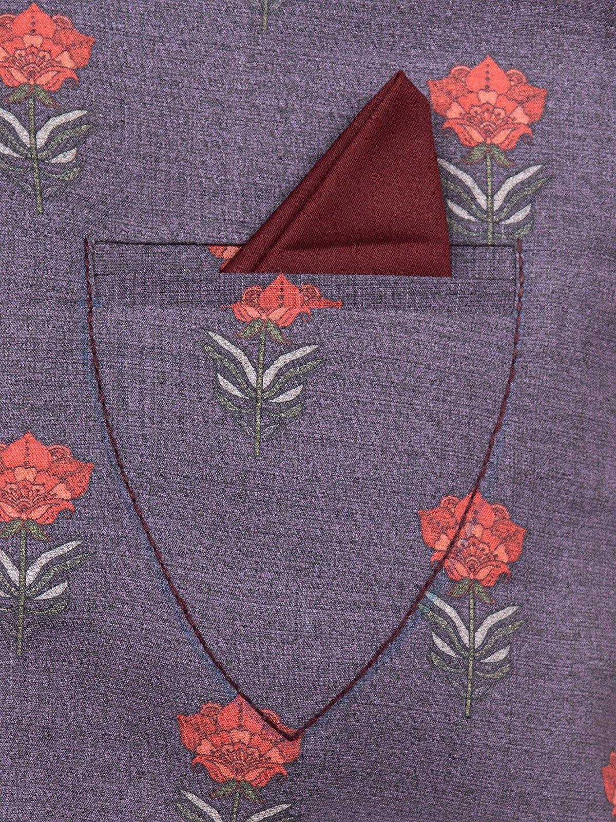 Cotton Waistcoat Suit - EBTWCS22-25158 - Image 4