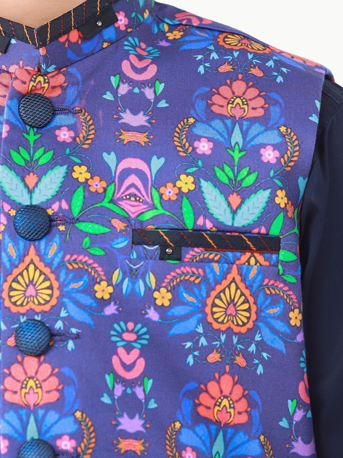 Cotton Waistcoat Suit - EBTWCS22-25166 - Image 4