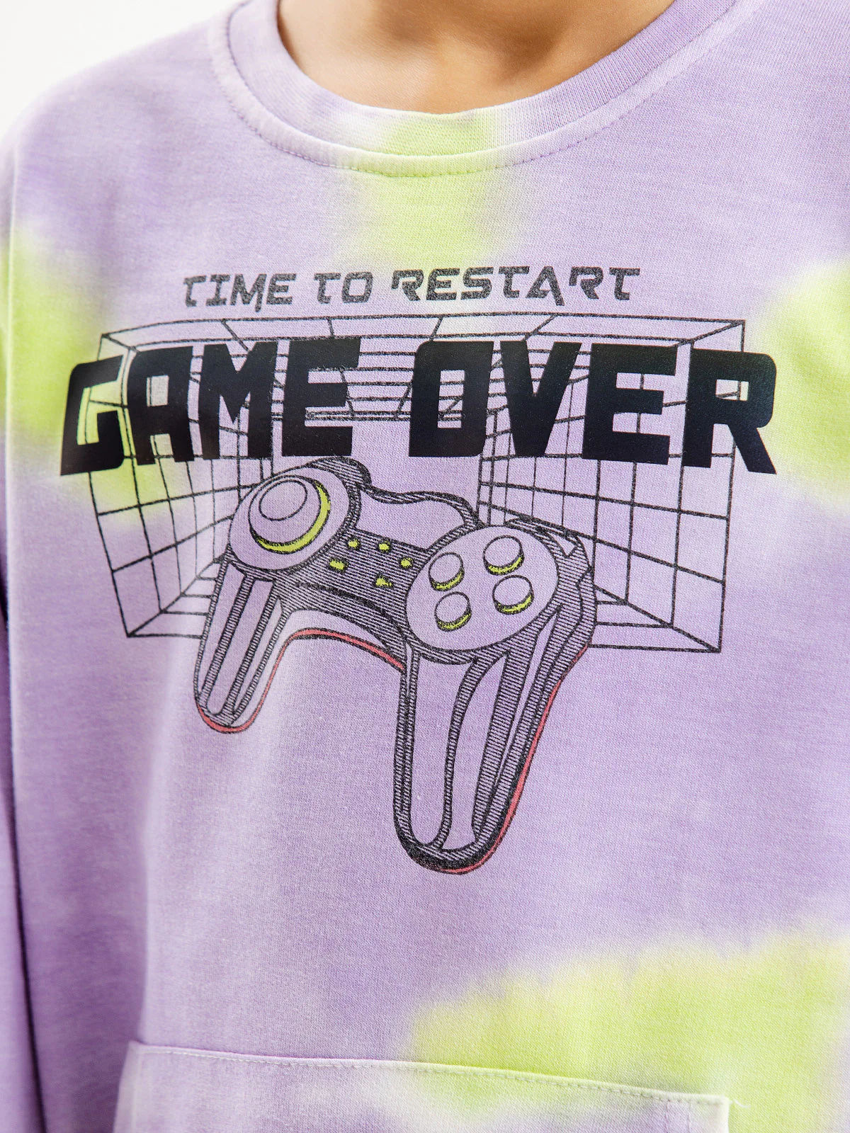 Crew Neck All Over Print Sweatshirt - EBTSS23-014 - Image 3