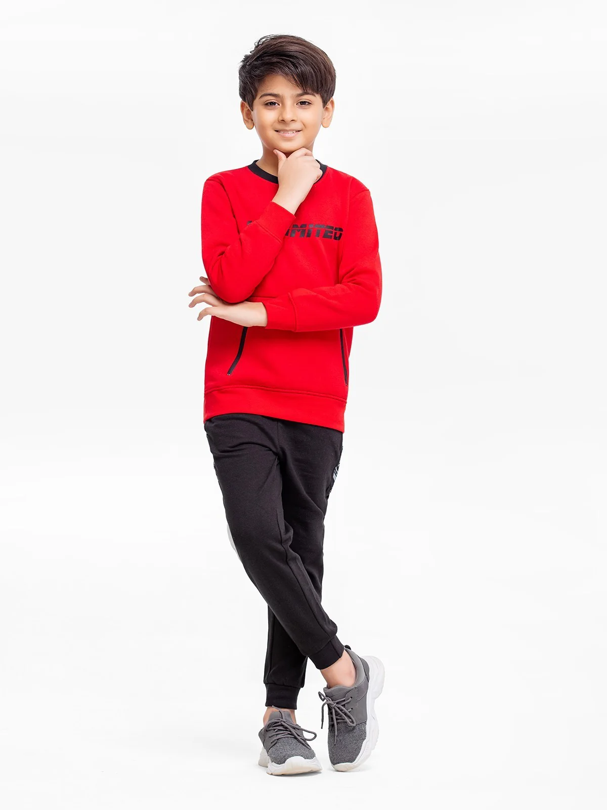 Crew Neck Graphic Sweatshirt - EBTSS23-006 - Image 2