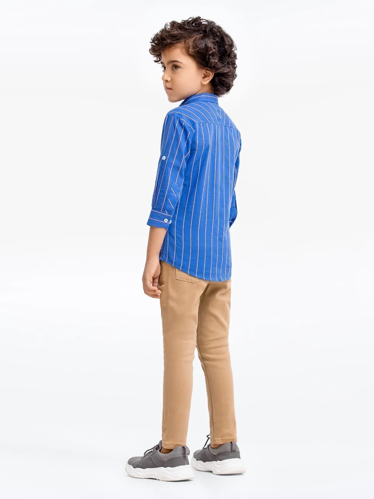 Half Sleeves Striped Shirt - EBTS23-27467 - Image 6