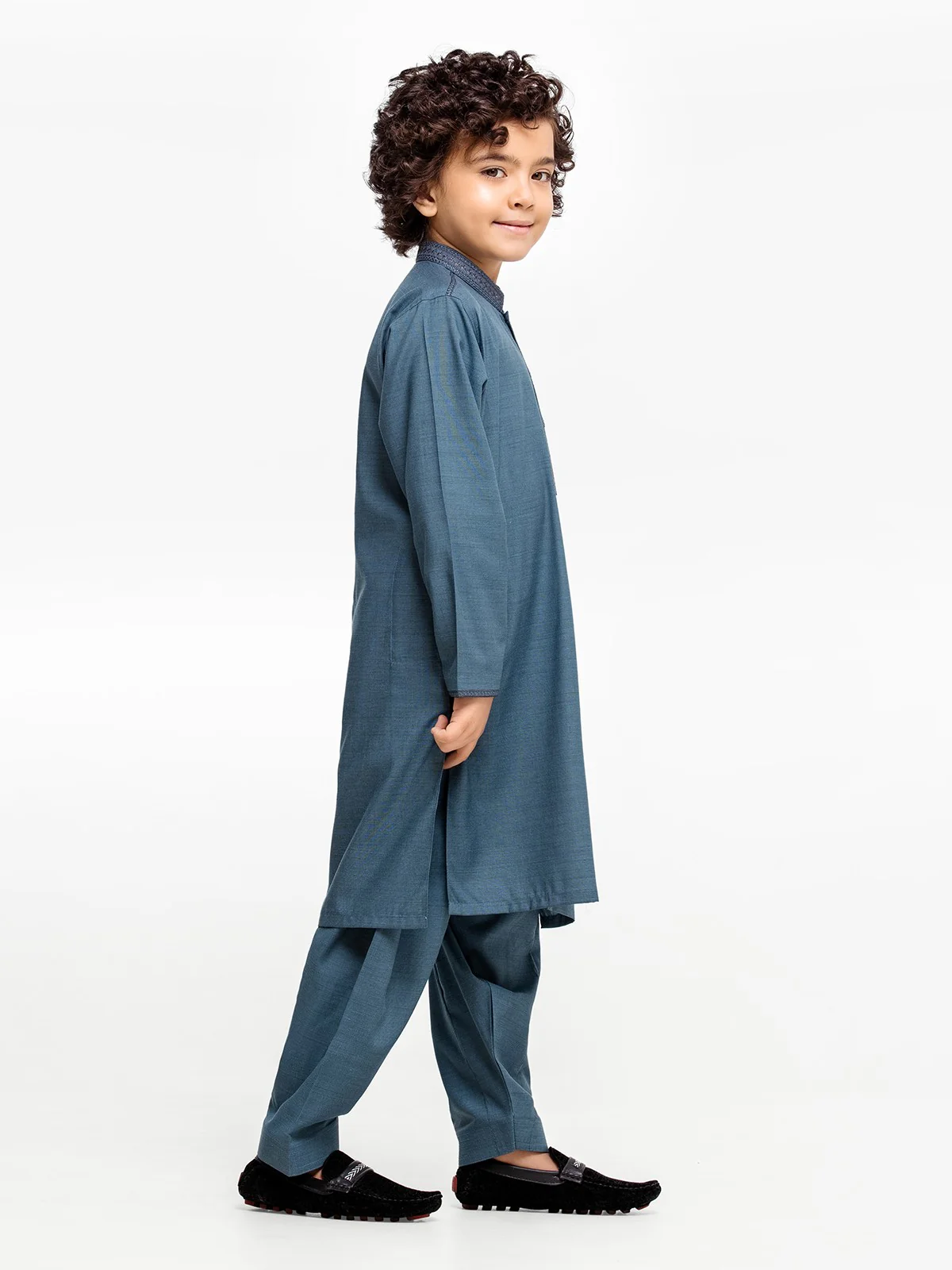 Embroidered Blended Shalwar Kameez - EBTKS23-3902 - Image 4