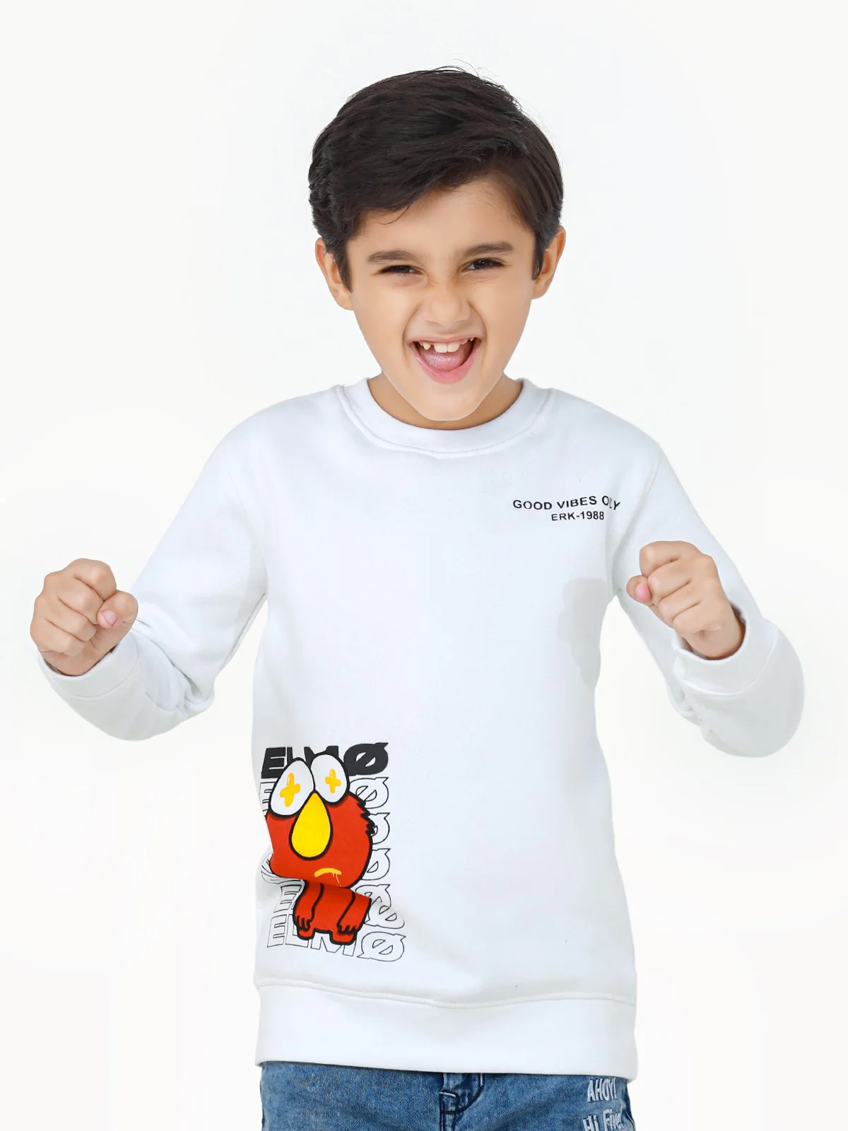 Crew Neck Graphic Sweatshirt - EBTSS22-004