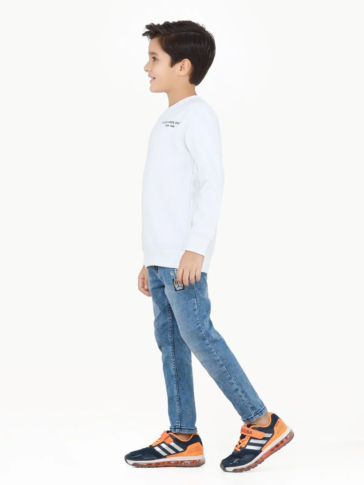 Crew Neck Graphic Sweatshirt - EBTSS22-004 - Image 3