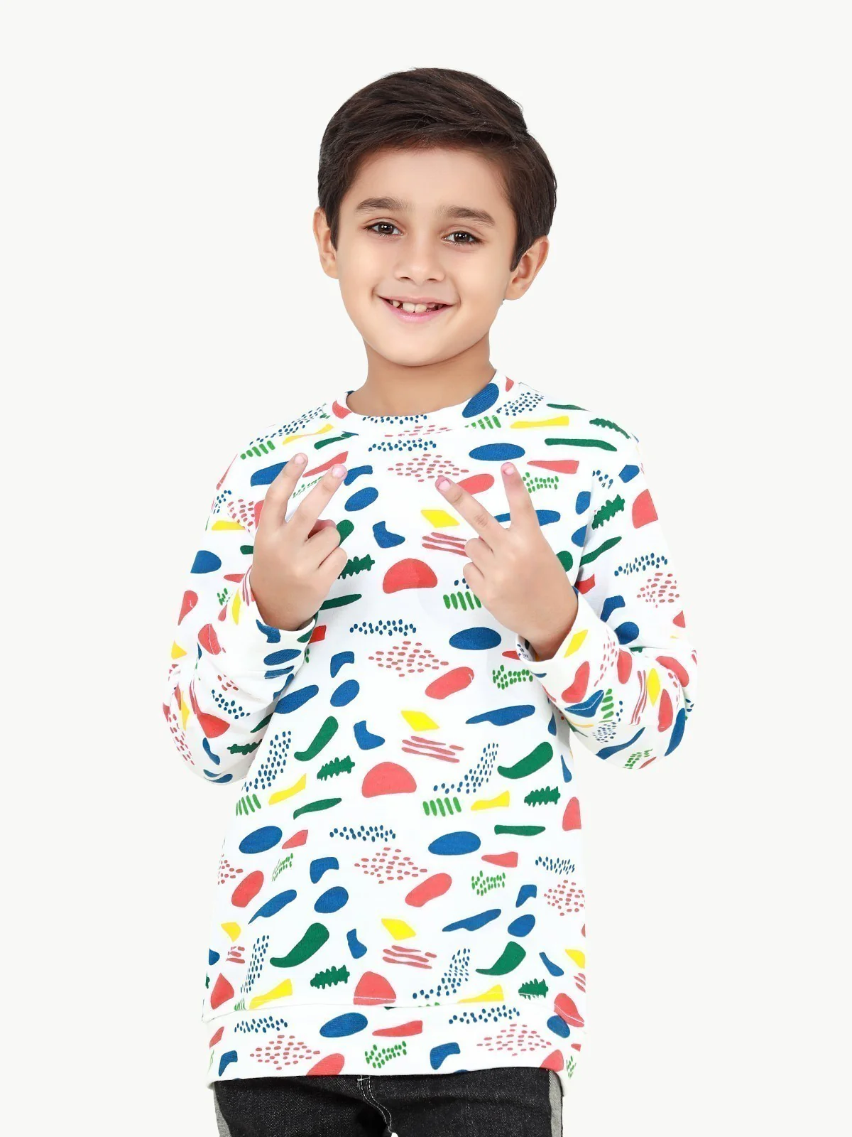 Crew Neck All Over Print Sweatshirt - EBTSS22-010 - Image 5