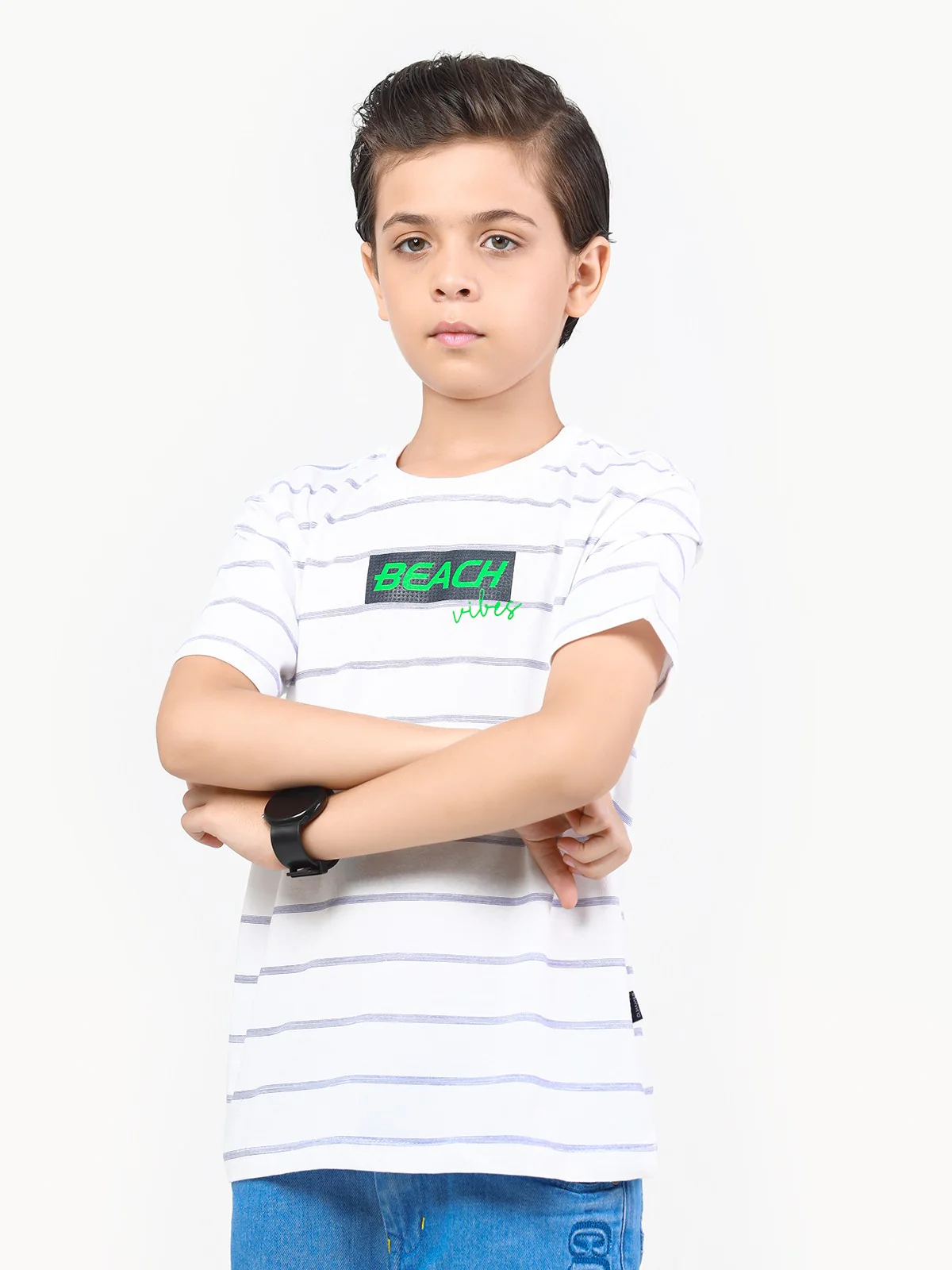 Striped Tee - EBTTS22-017 - Image 3