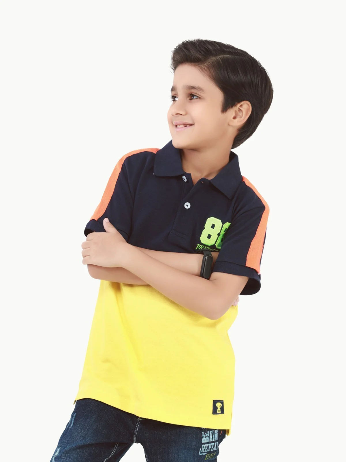 Color Block Polo - EBTPS22-001 - Image 2