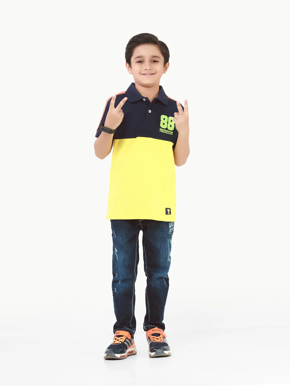 Color Block Polo - EBTPS22-001 - Image 7