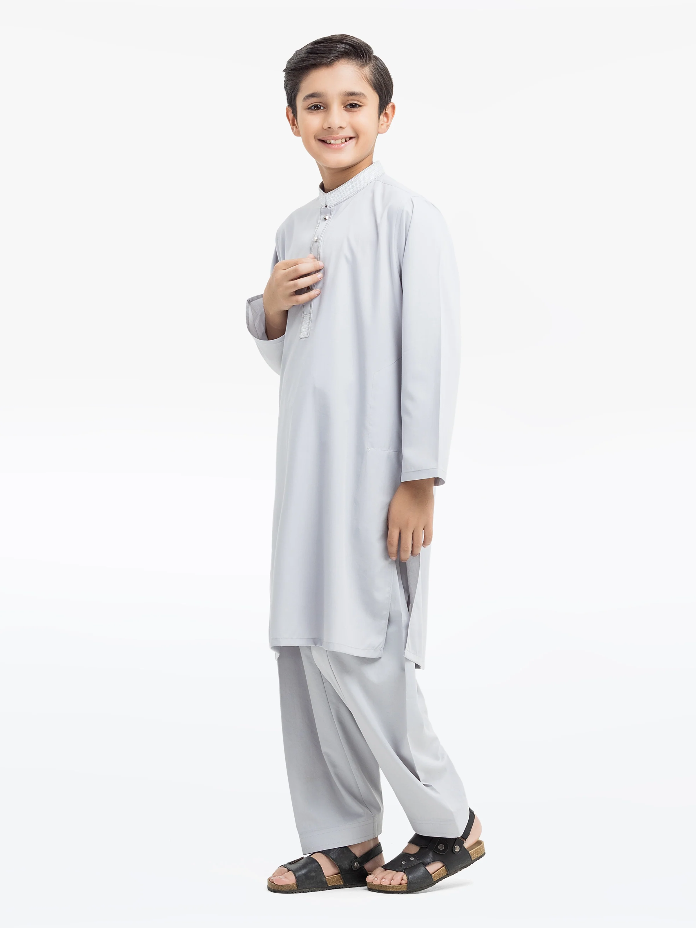 Embroidered Blended Shalwar Kameez - EBTKS5-4021 - Image 2