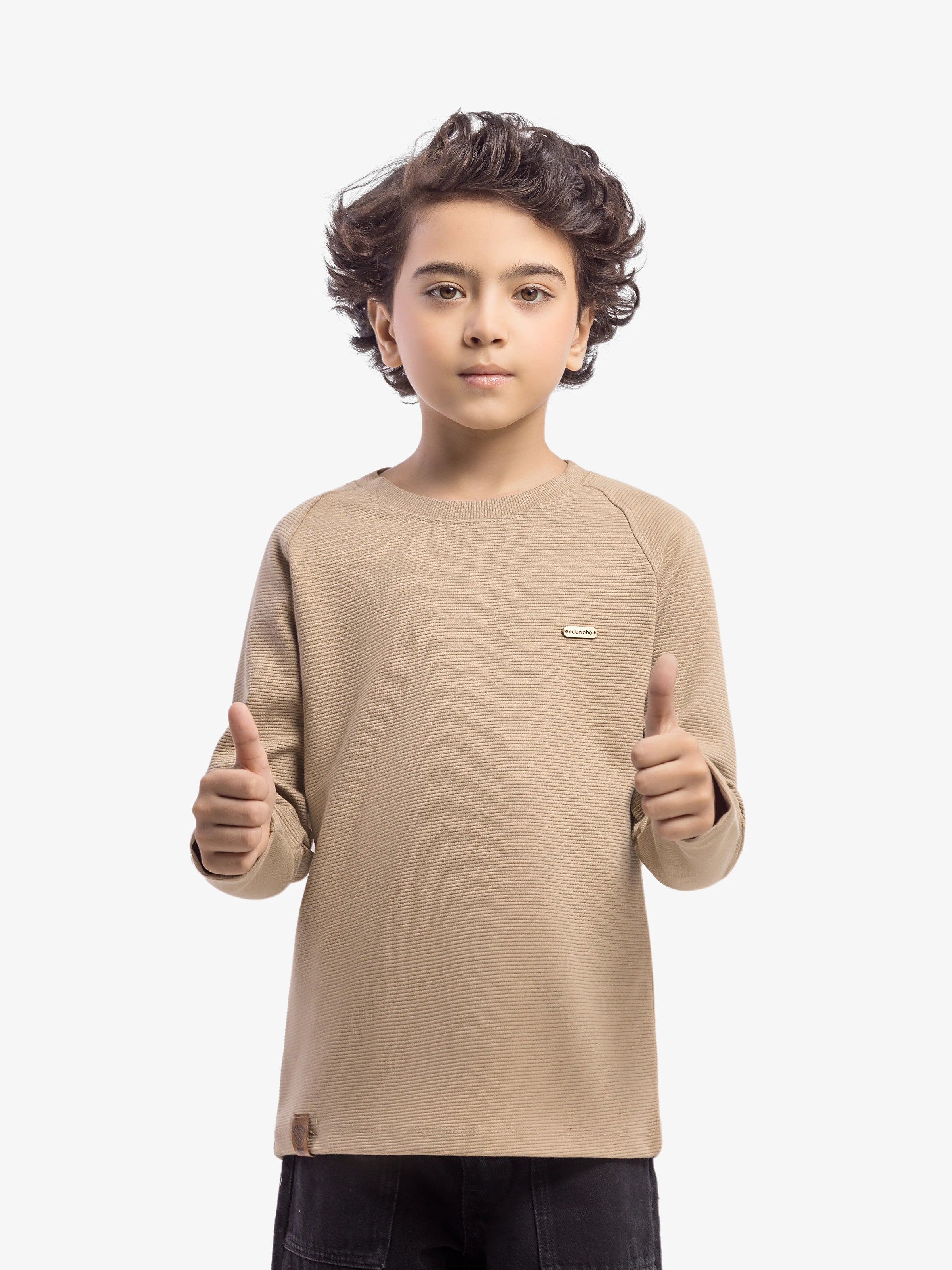 Crew Neck Basic Sweatshirt - EBTSS5-003