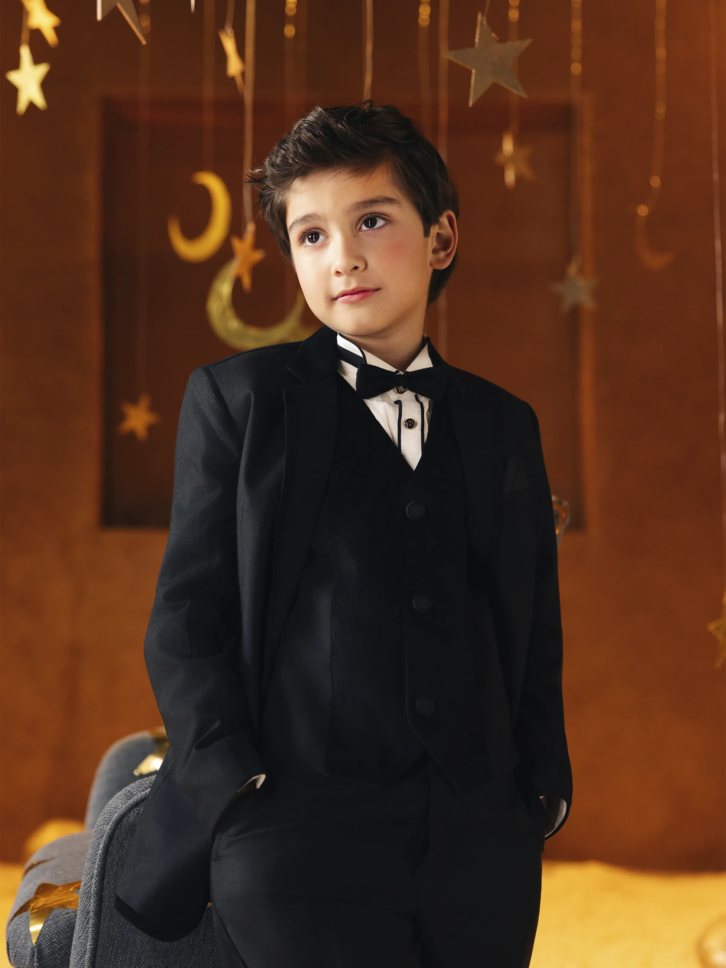 Notch Collar Tuxedo Suit - EBTCPC5-4513 - Image 4