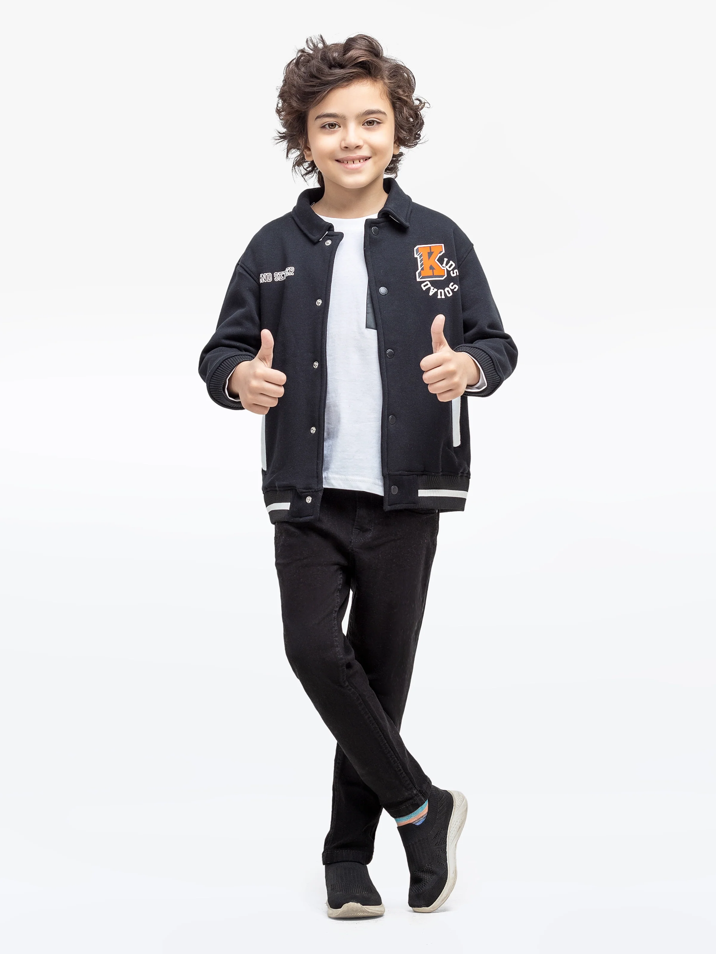 Snap Button Jacket - EBTJK24-003 - Image 2