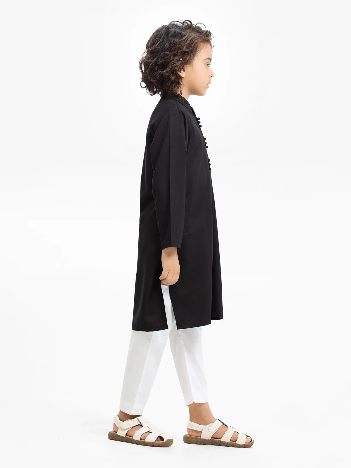 Embroidered Dobby Kurta - EBTK24-3953 - Image 2