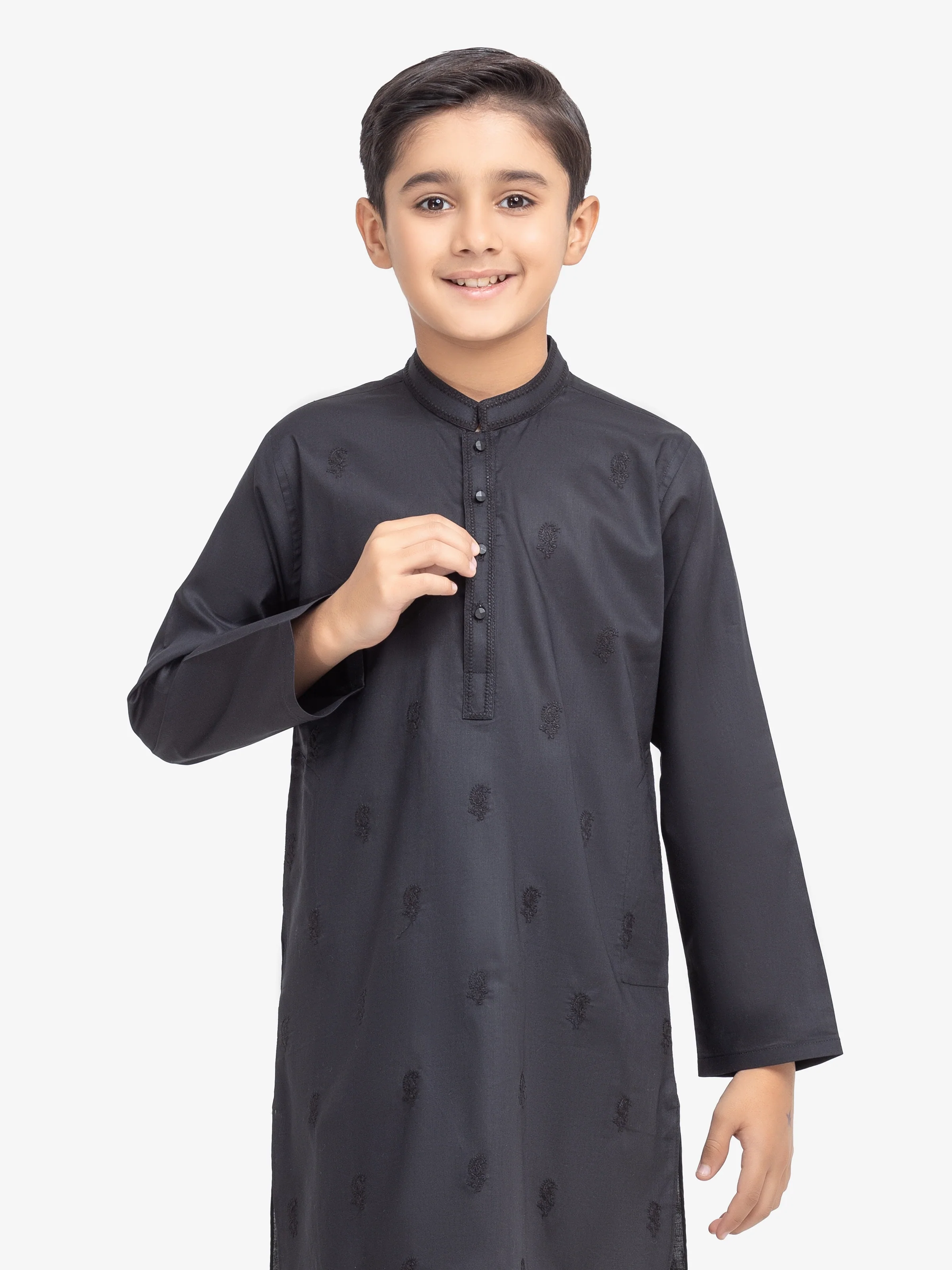 Embroidered Cambric Kurta - EBTK25-4003 - Image 2