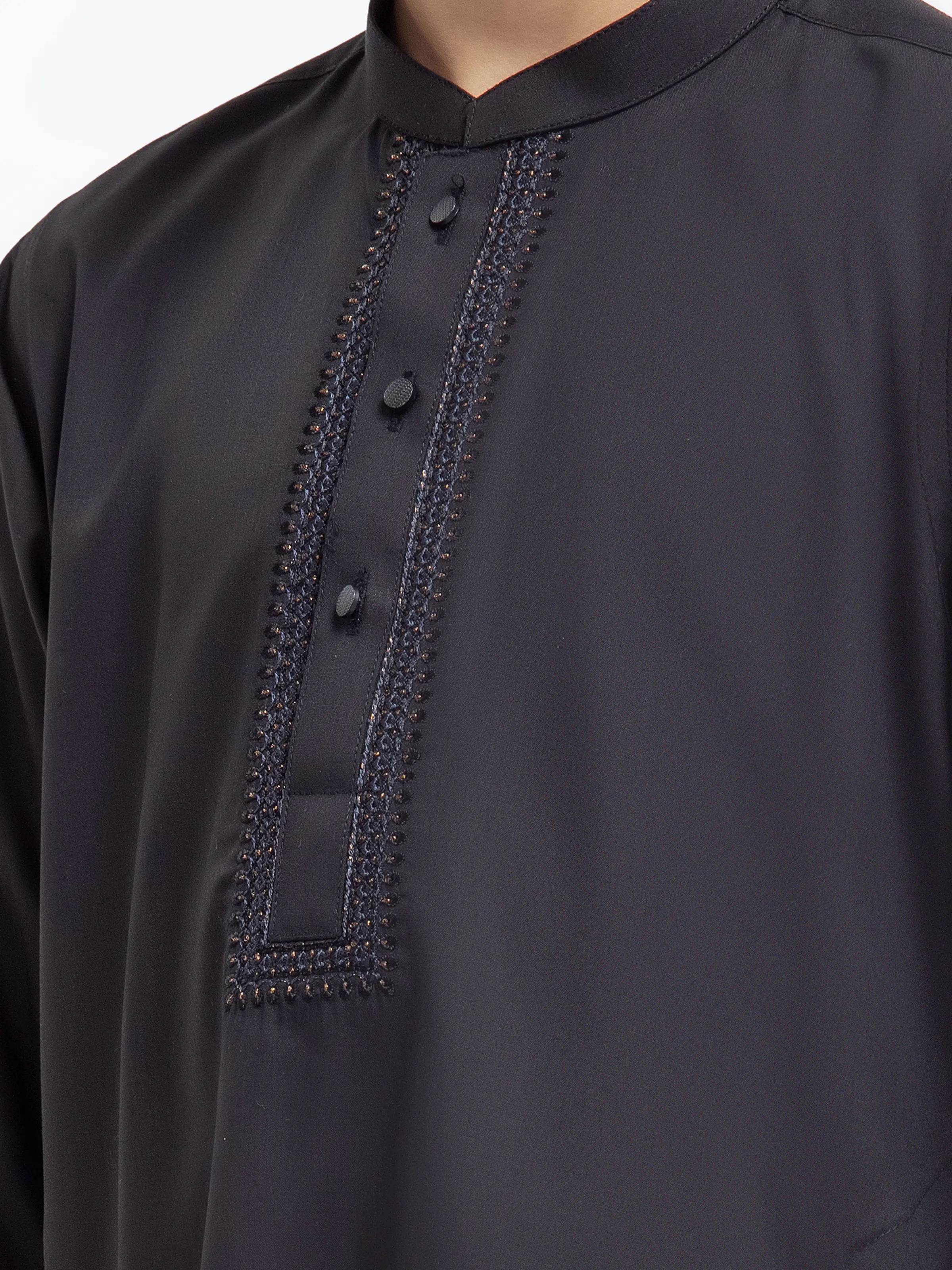 Embroidered Blended Shalwar Kameez - EBTKS25-3988 - Image 3