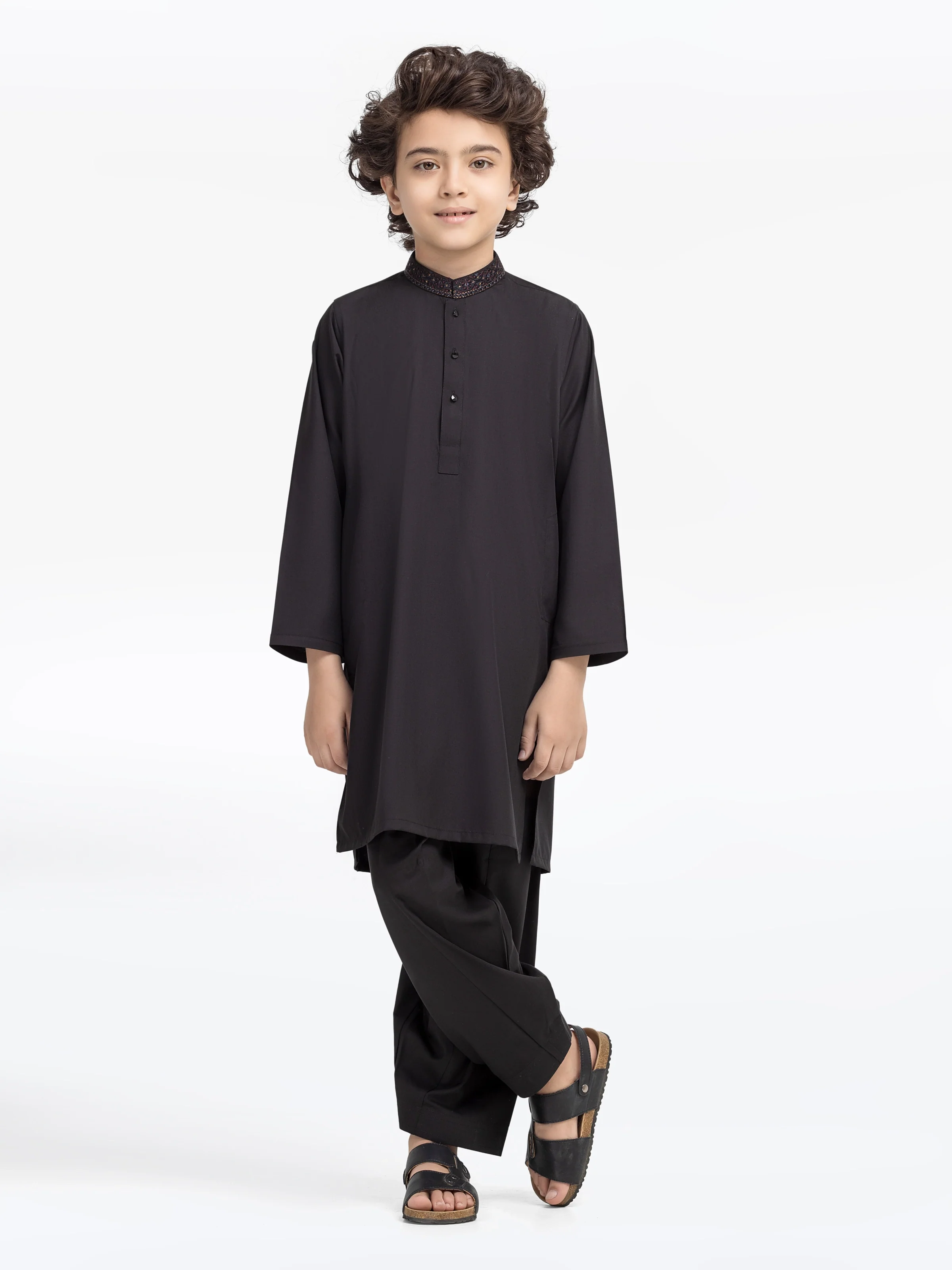 Embroidered Blended Shalwar Kameez - EBTKS5-4033