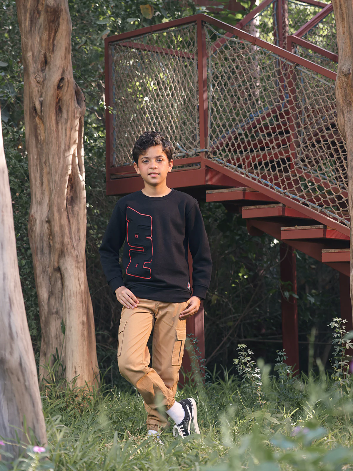Crew Neck Play Sweatshirt - EBTSS23-013 - Image 2